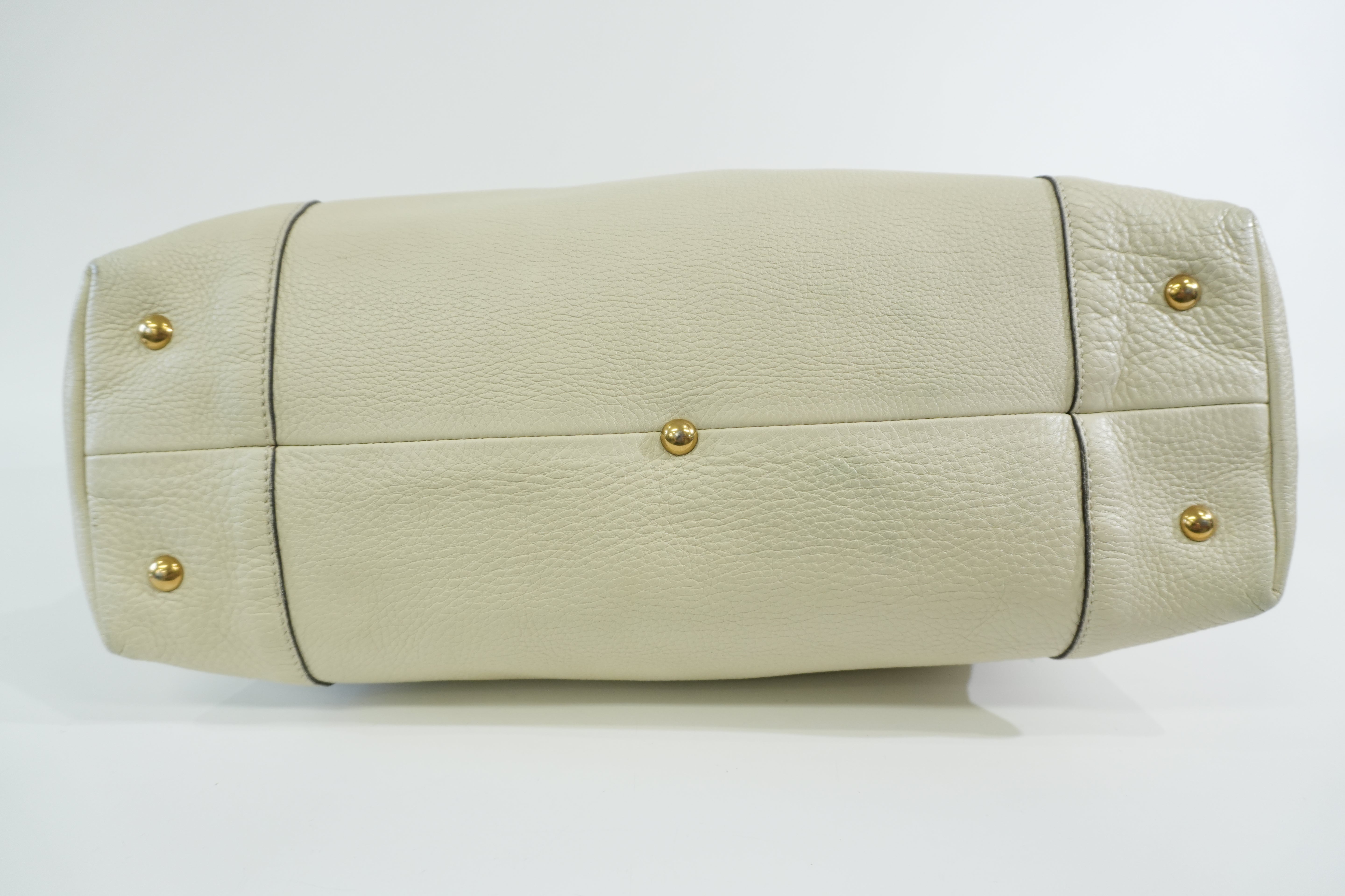 Pre-owned Gucci Interlocking G Tote Bag Ivory