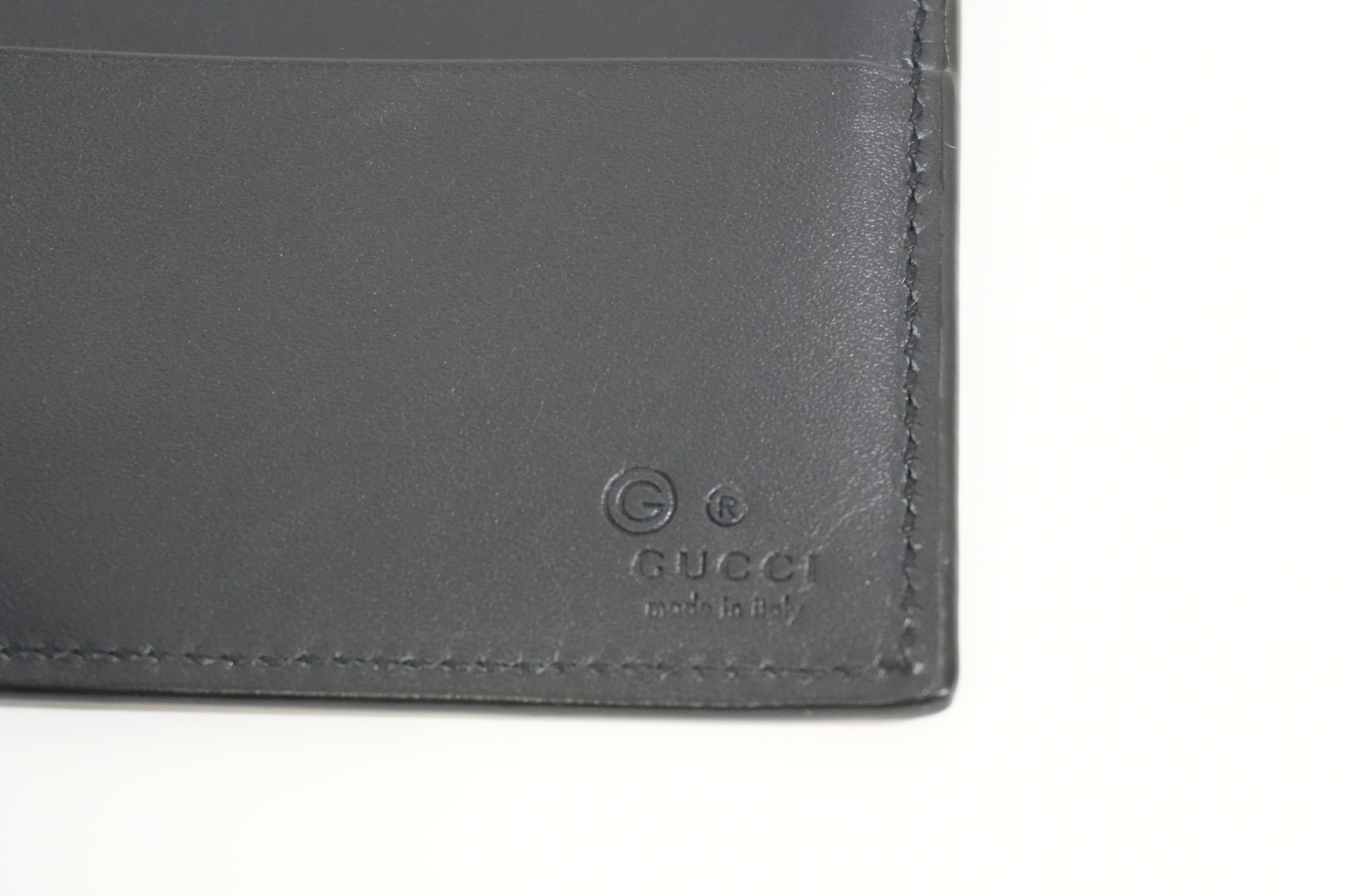 Pre-owned Gucci Blooms Bilfold Wallet Blue