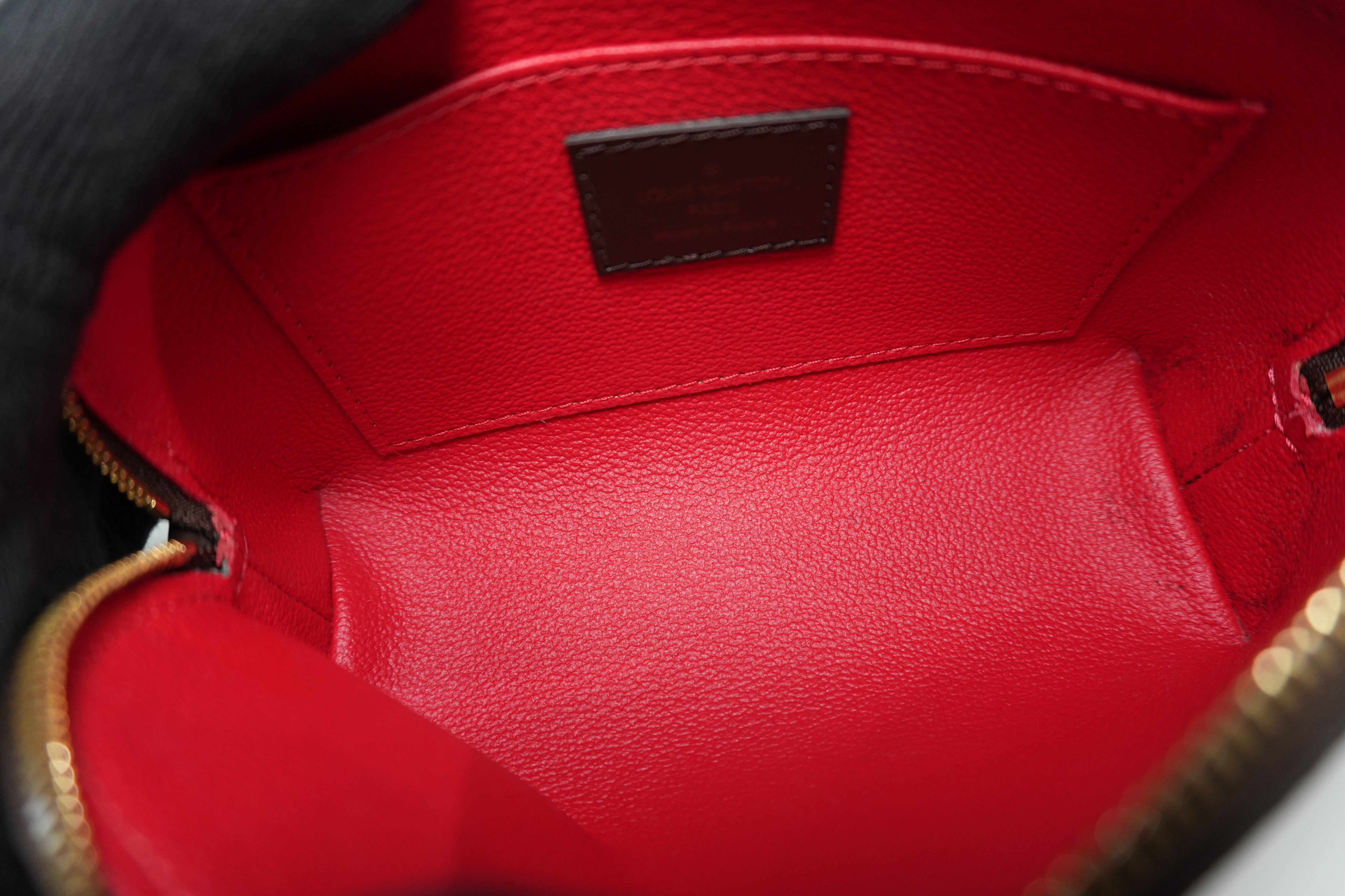 Pre-owned Louis Vuitton Damier Ebene Cosmetic Pouch