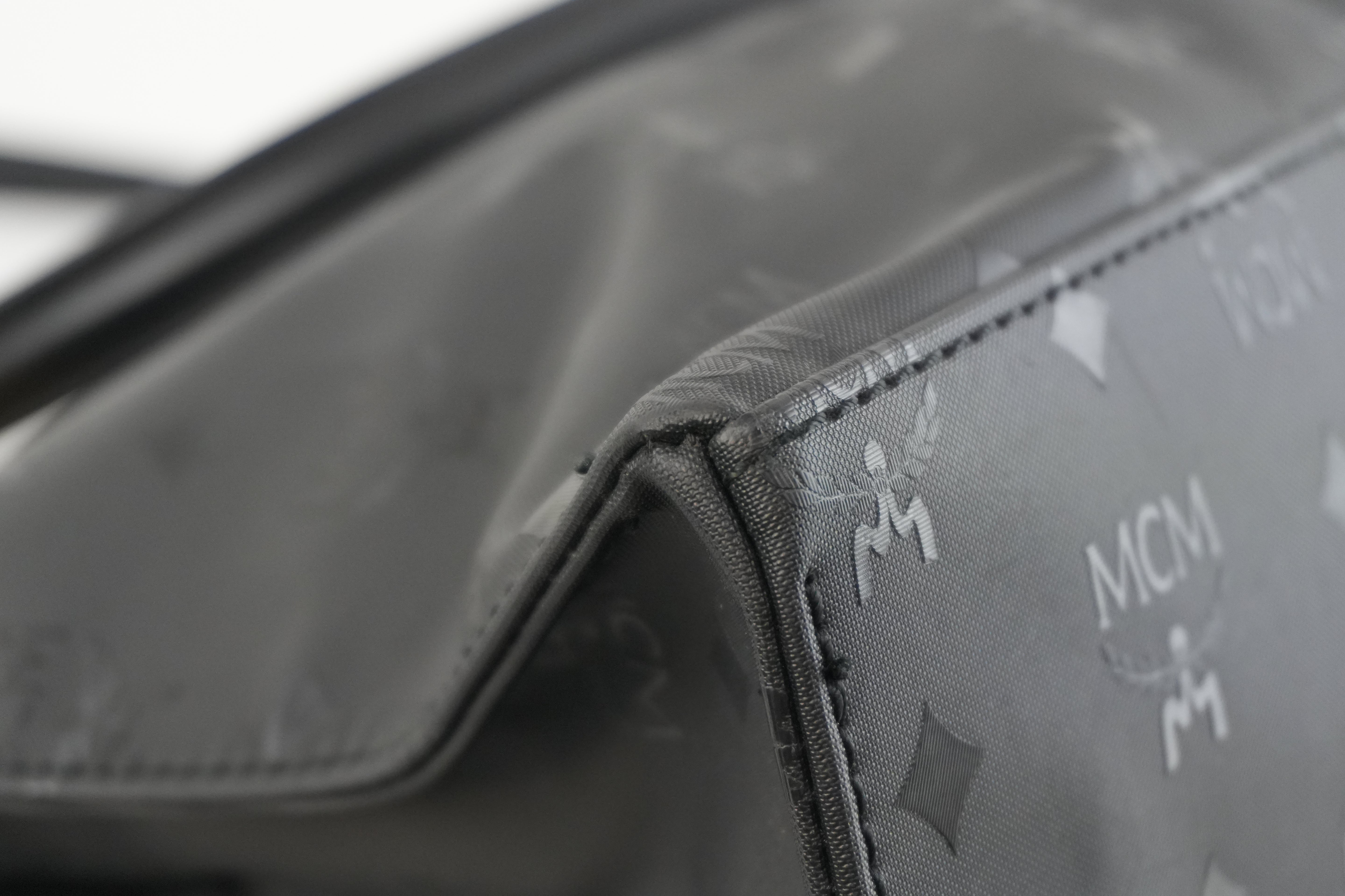 MCM Tote Bag Black Used