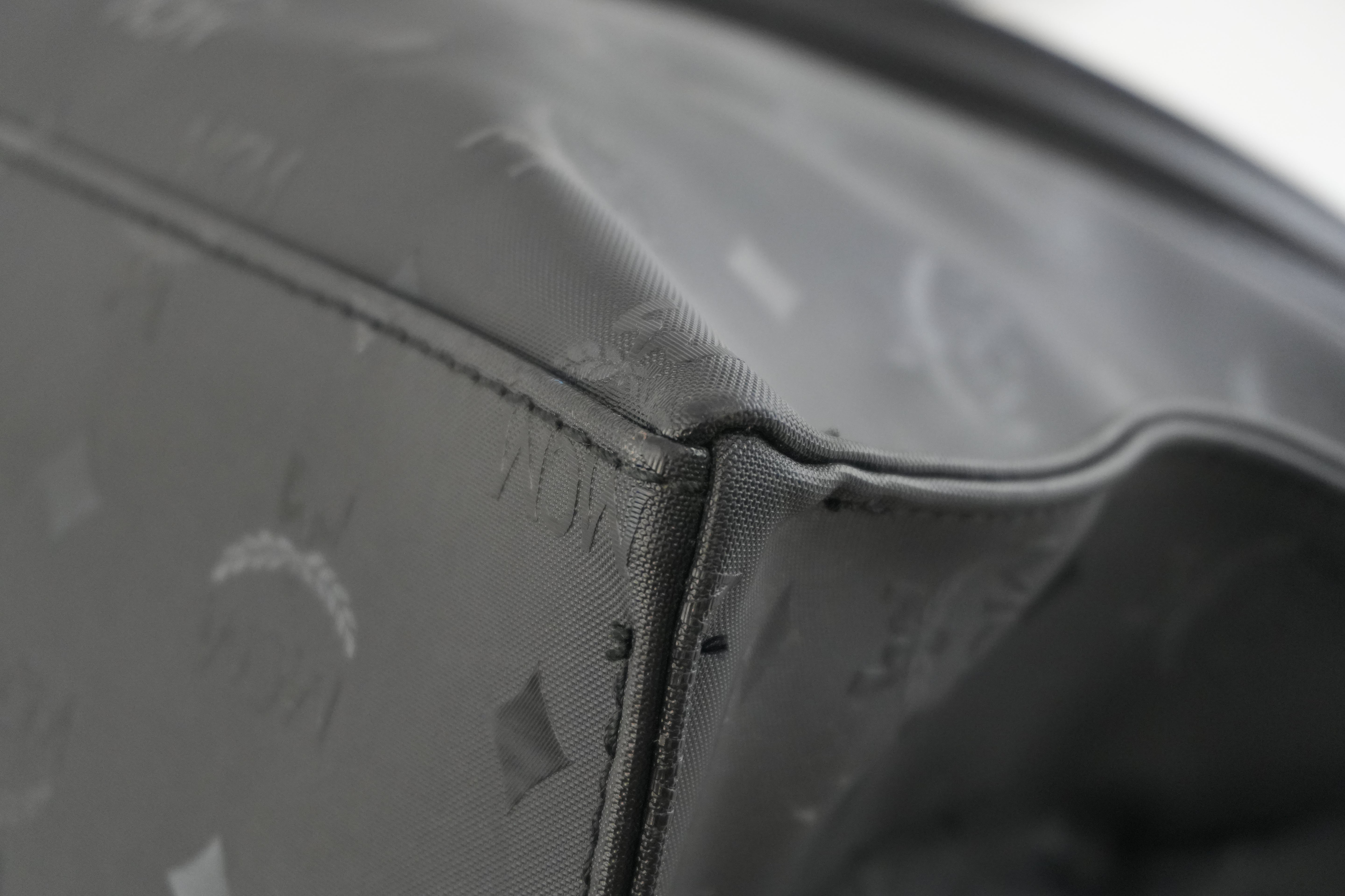 MCM Tote Bag Black Used