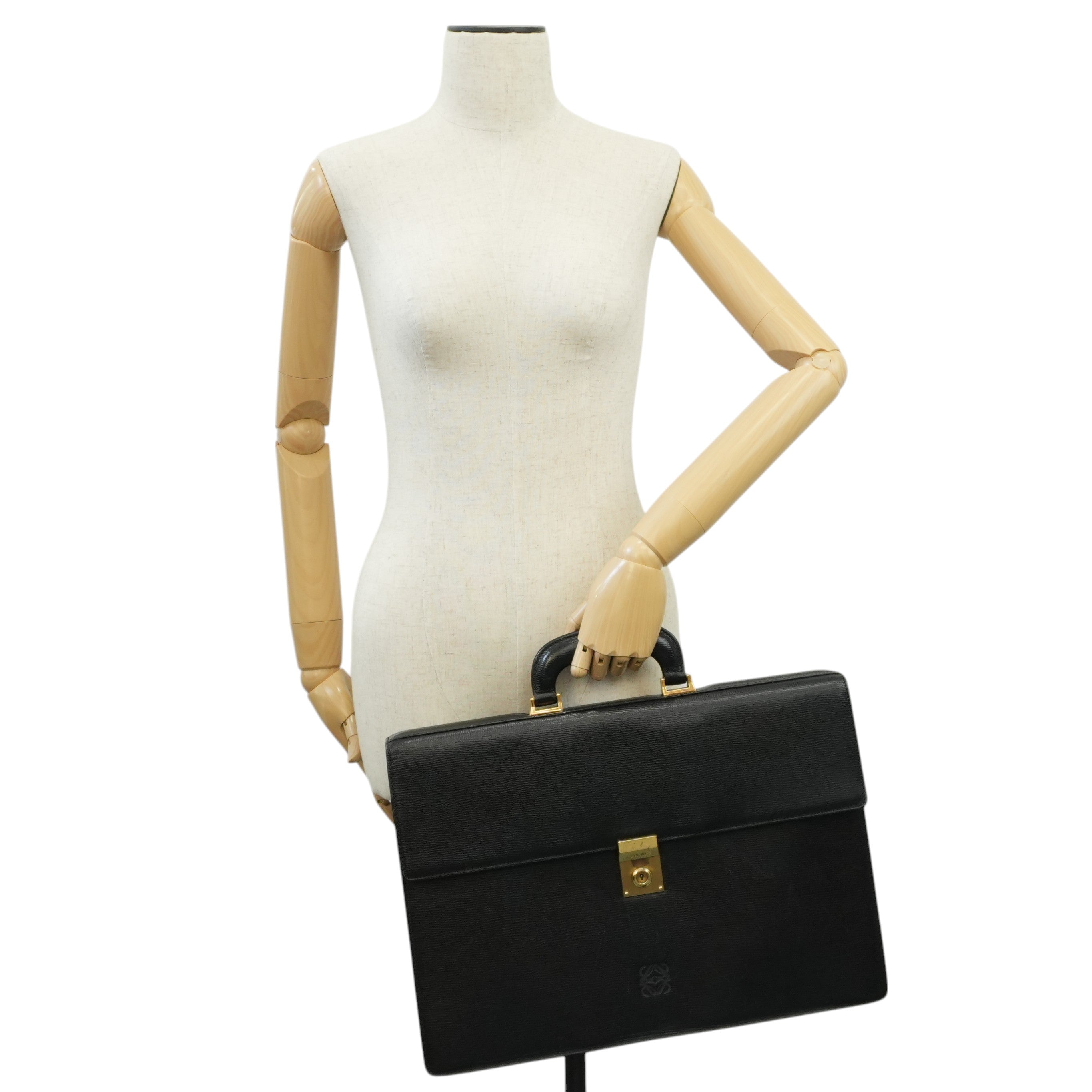 Loewe Briefcase Black Used