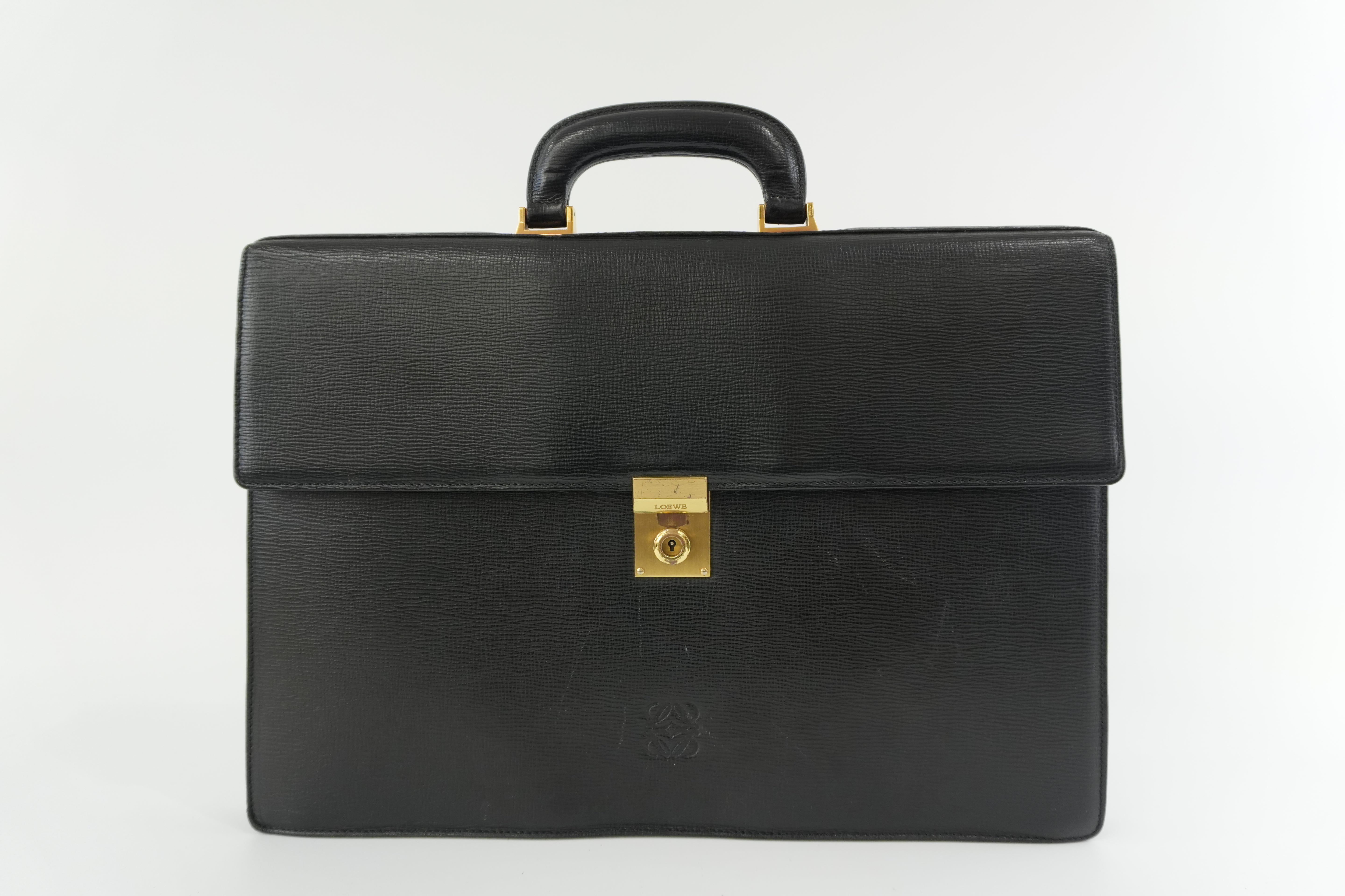 Loewe Briefcase Black Used