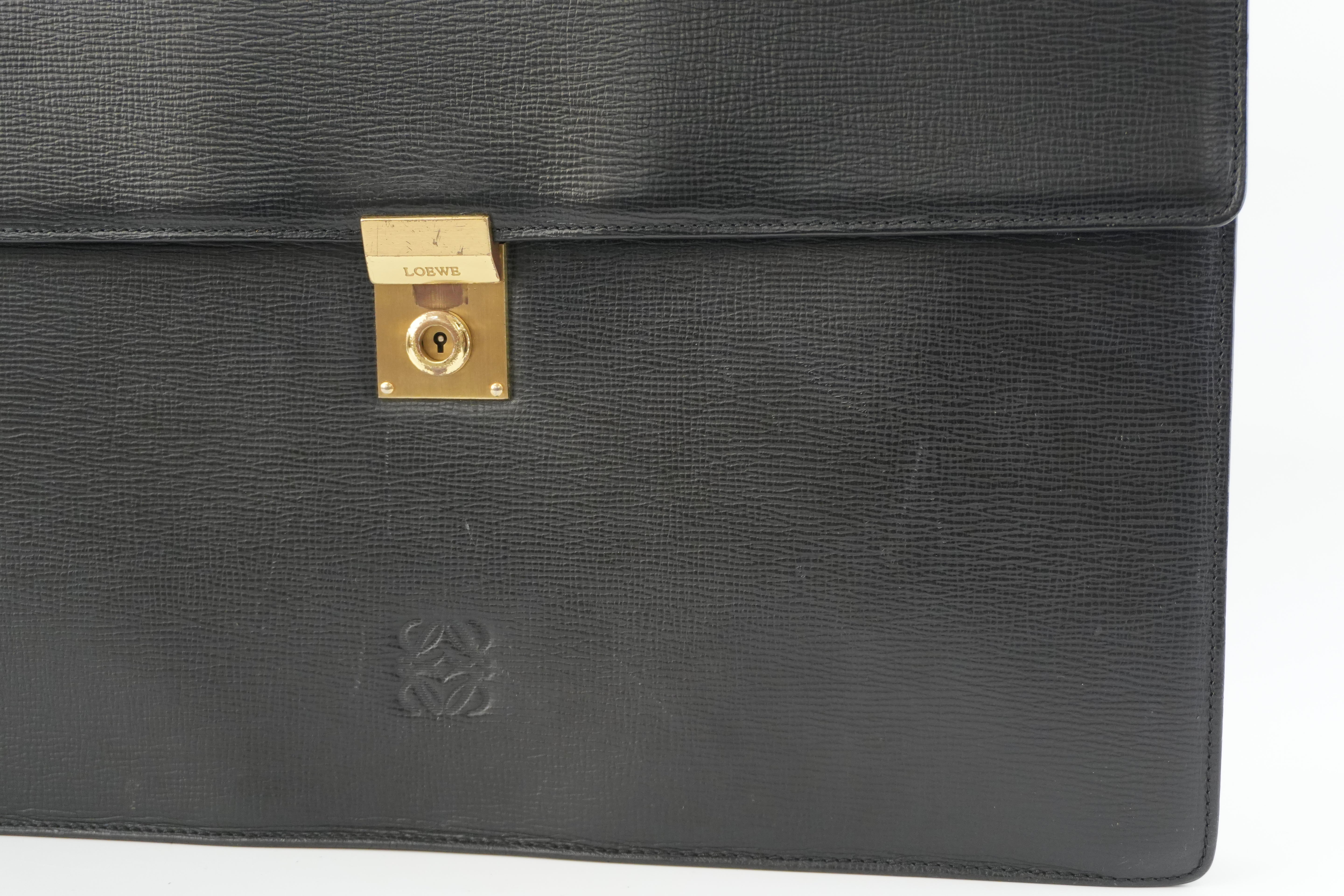 Loewe Briefcase Black Used