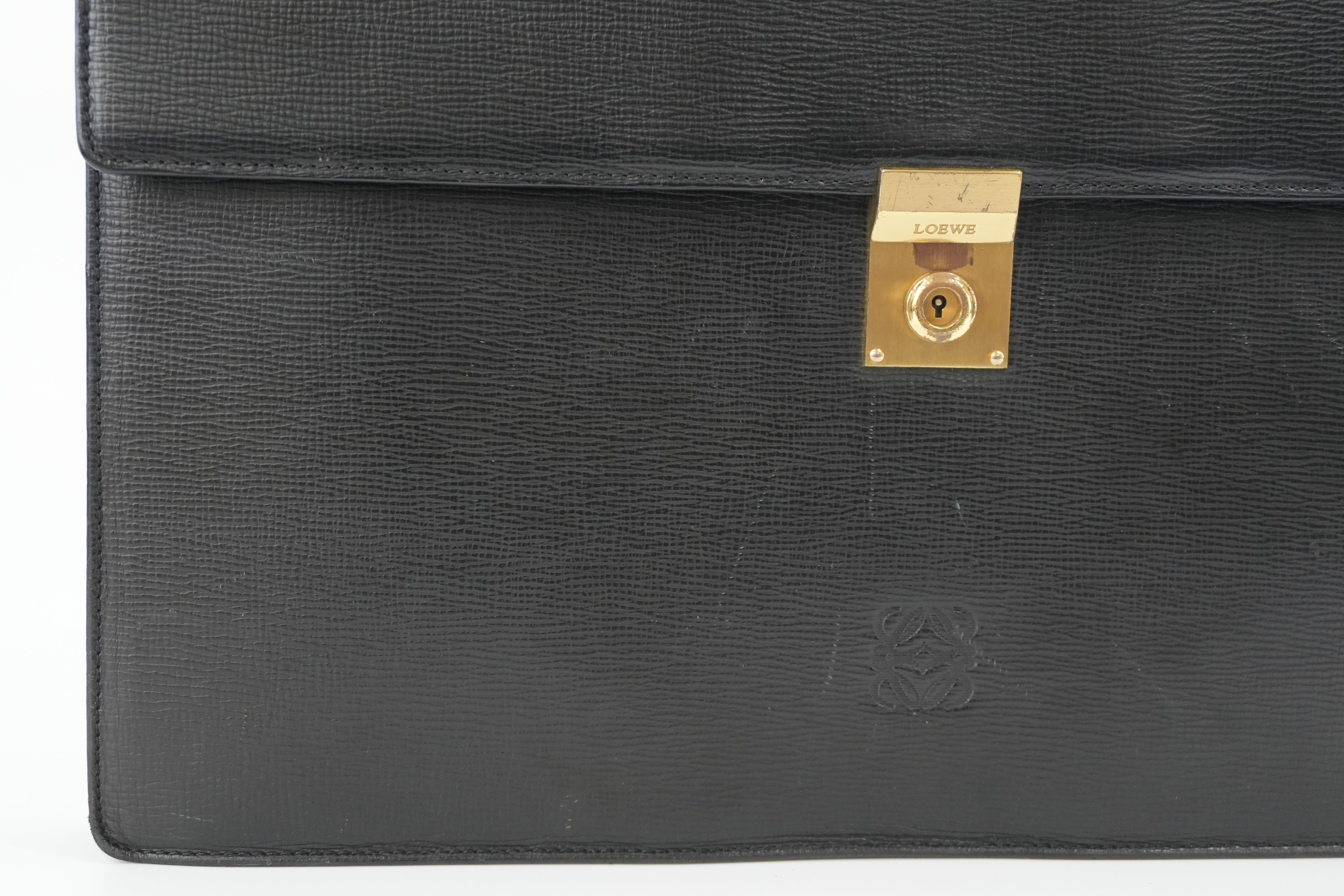 Loewe Briefcase Black Used