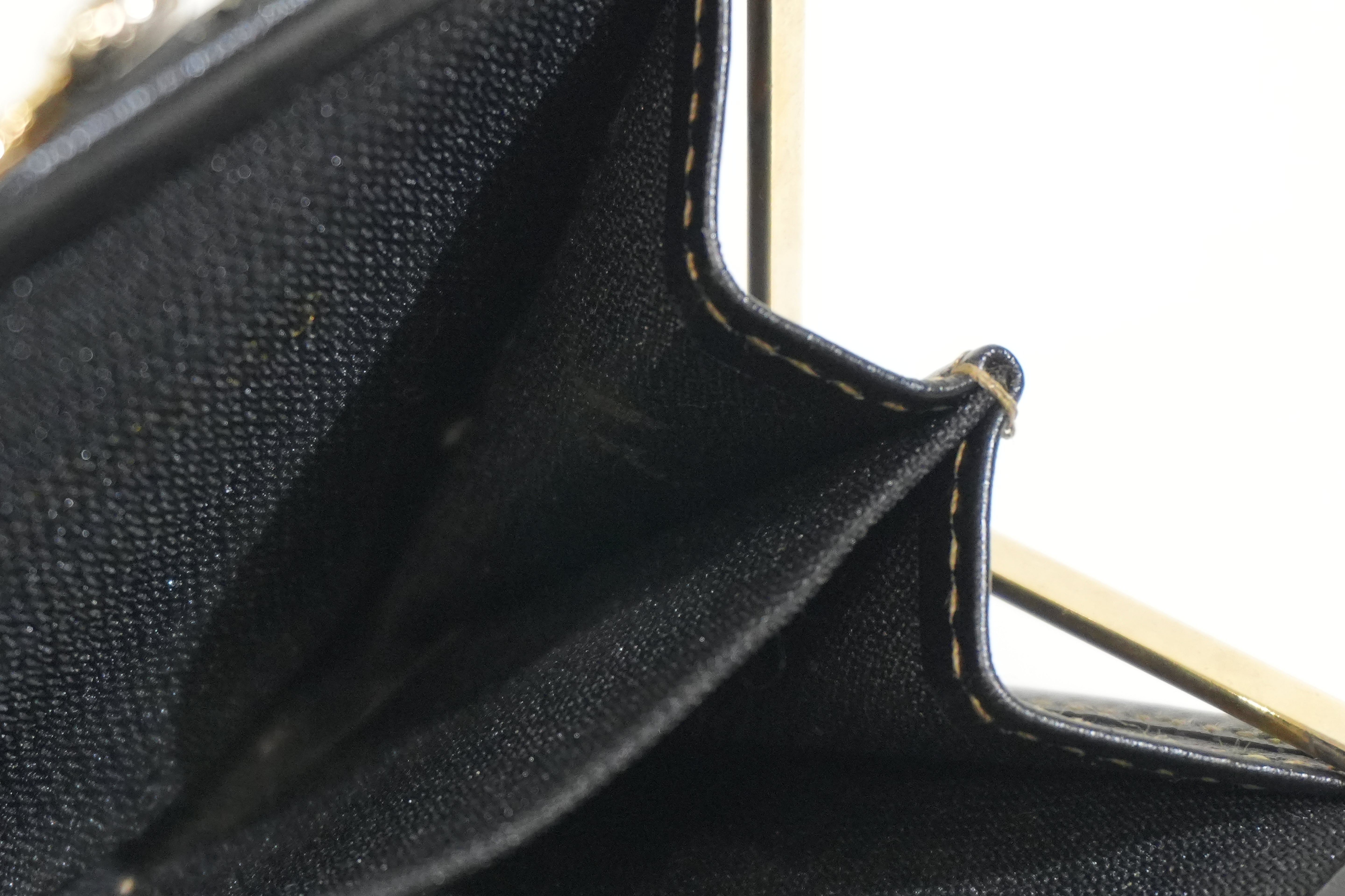 Pre-owned Fendi Pequin Coin Case Brown