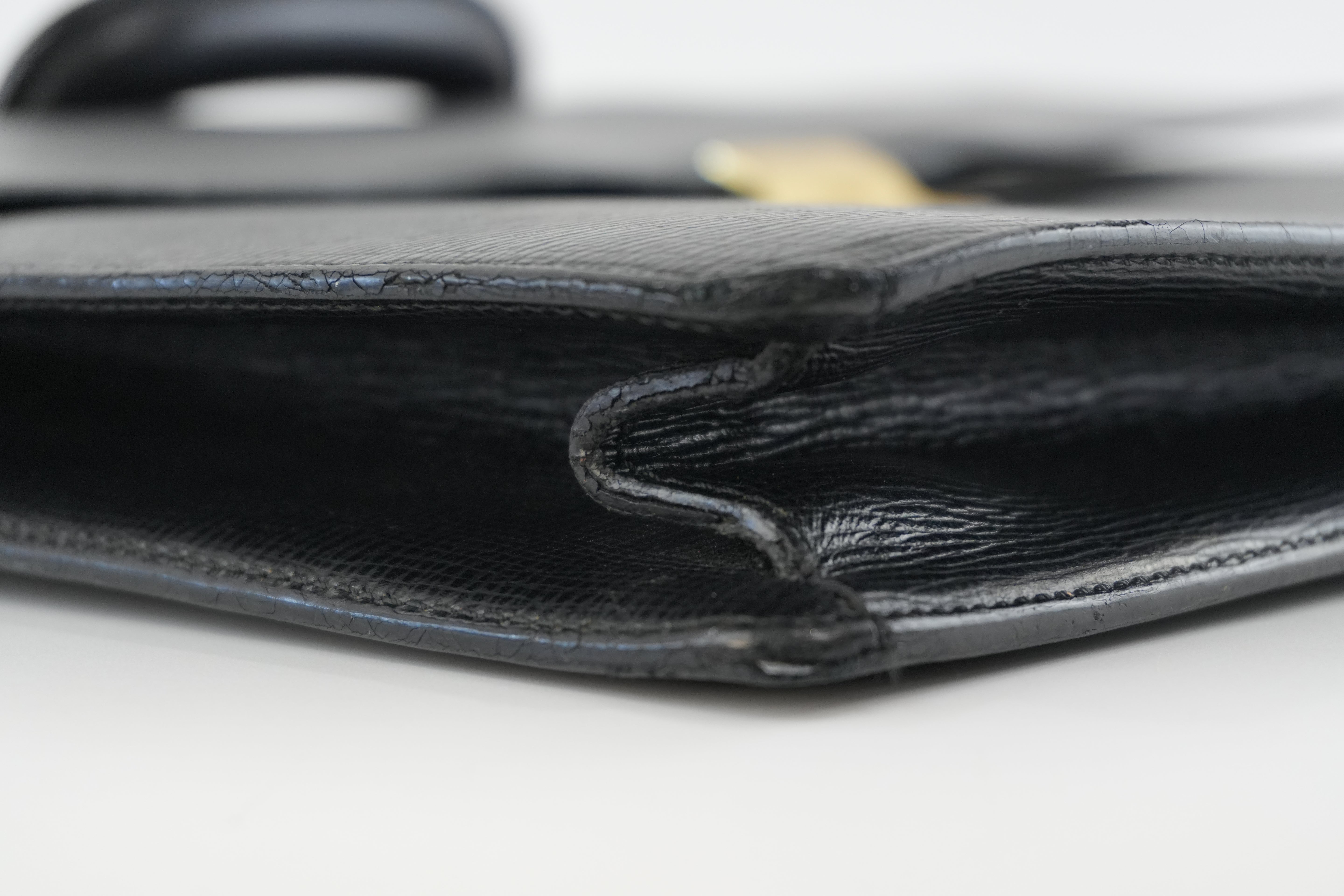 Loewe Briefcase Black Used