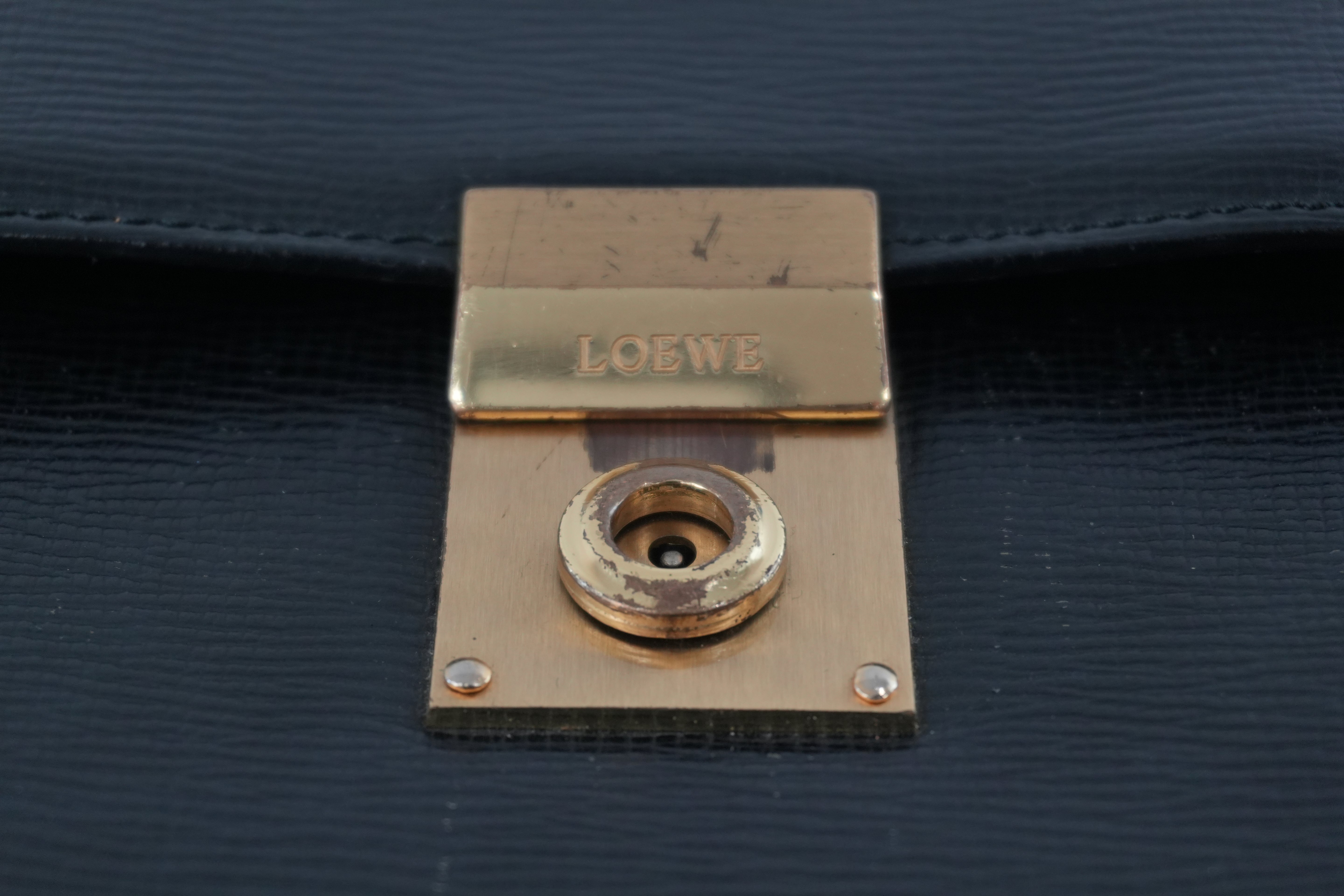Loewe Briefcase Black Used