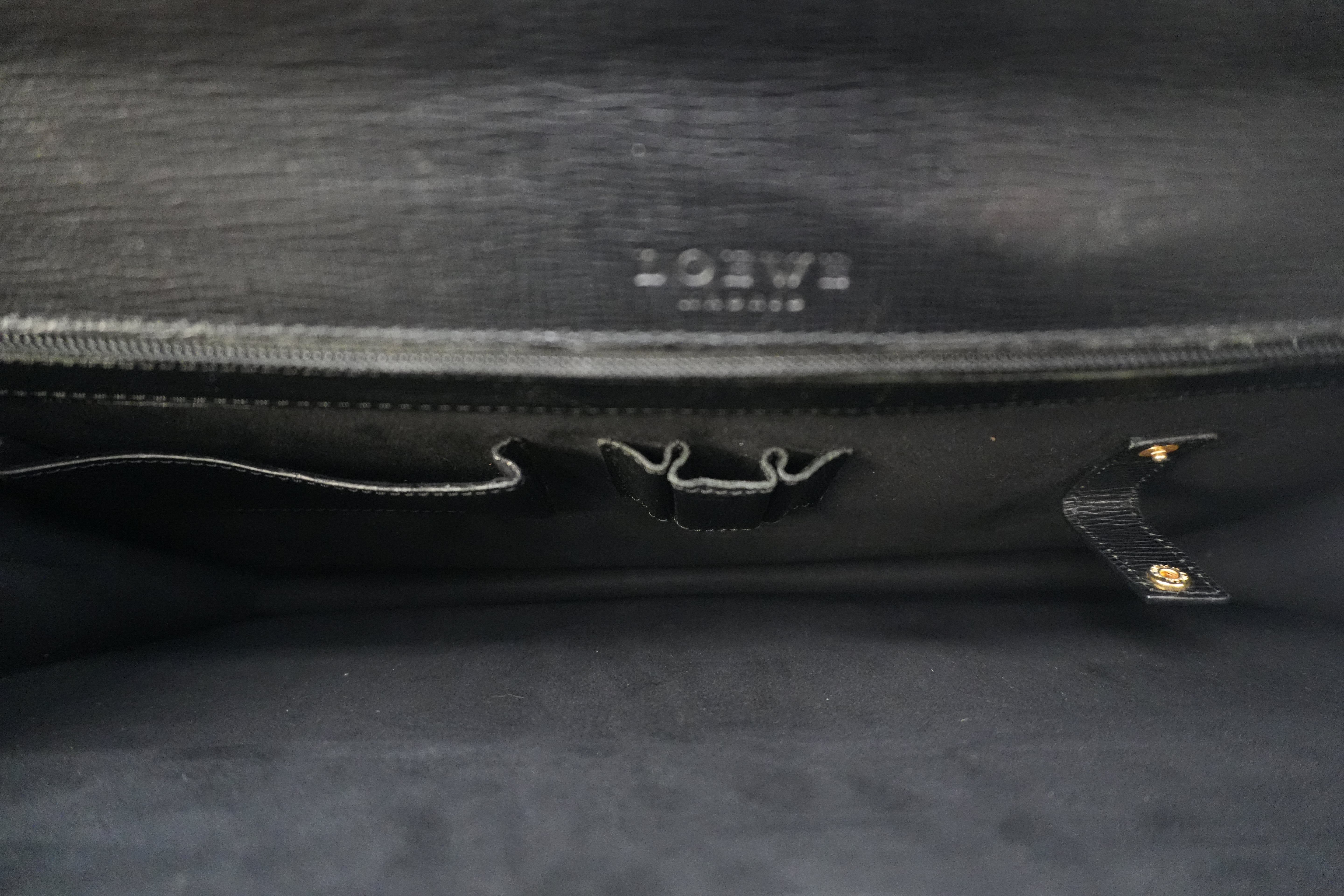 Loewe Briefcase Black Used
