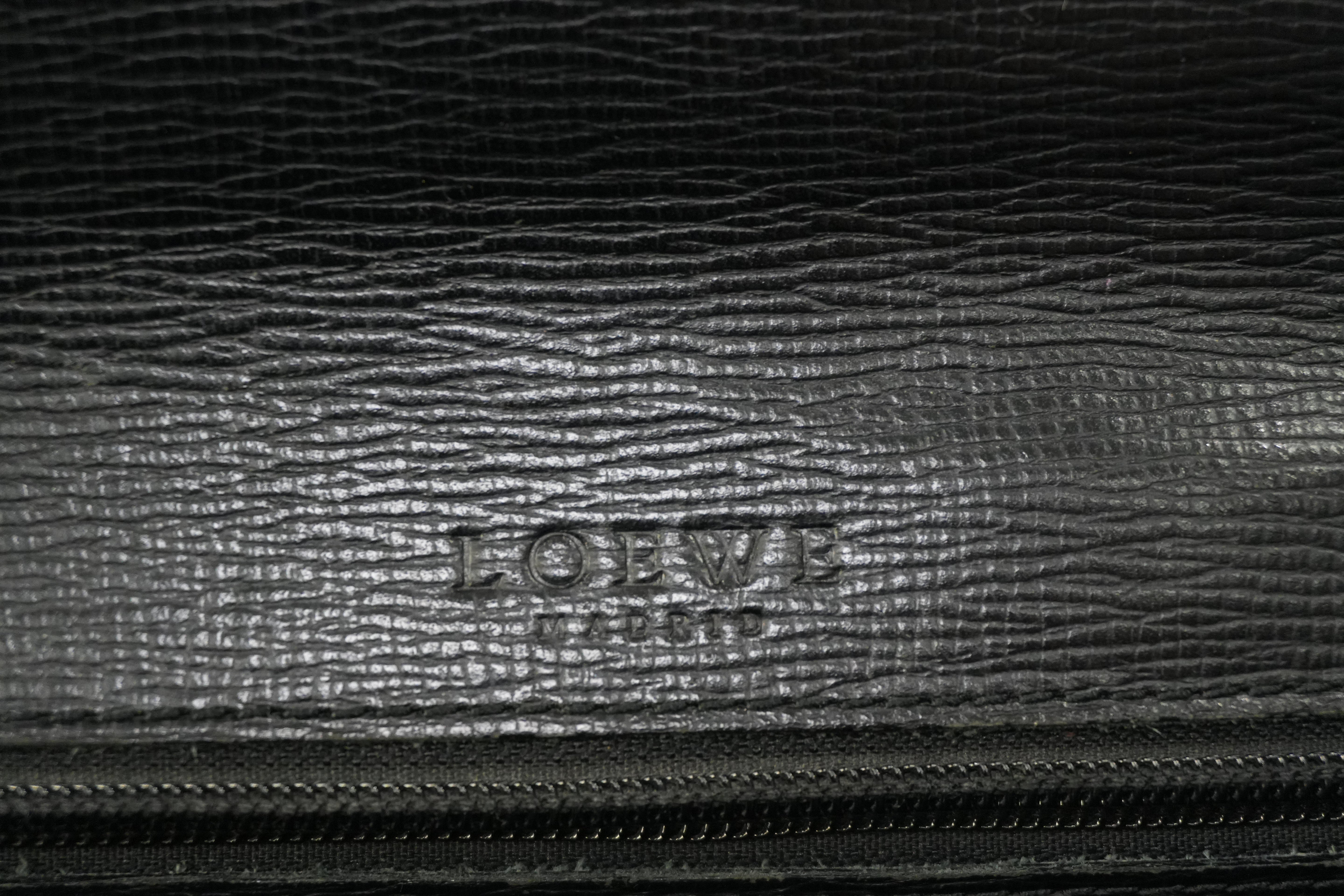 Loewe Briefcase Black Used