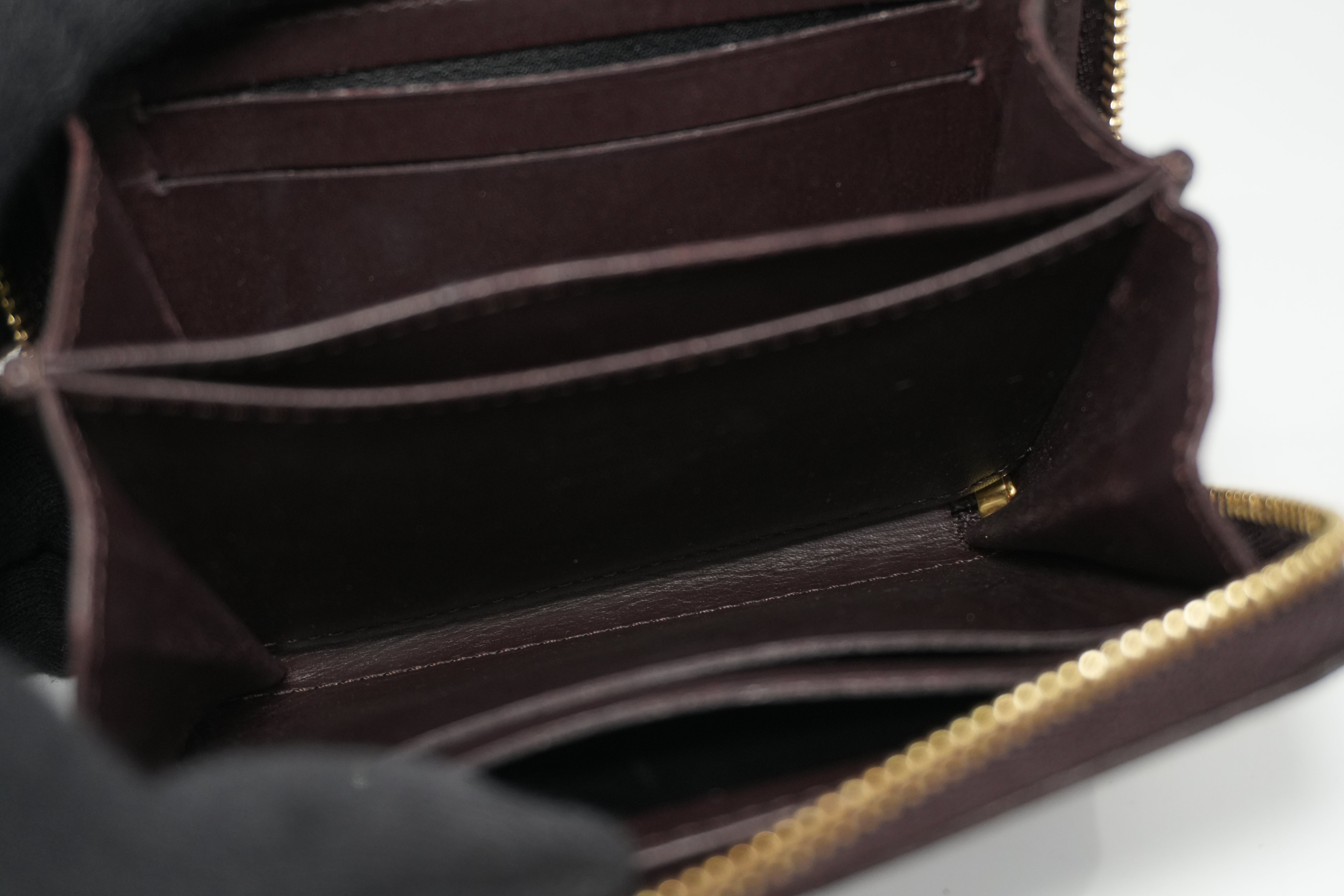 Pre-owned Louis Vuitton Vernis Zippy Card or Coin Case Purple