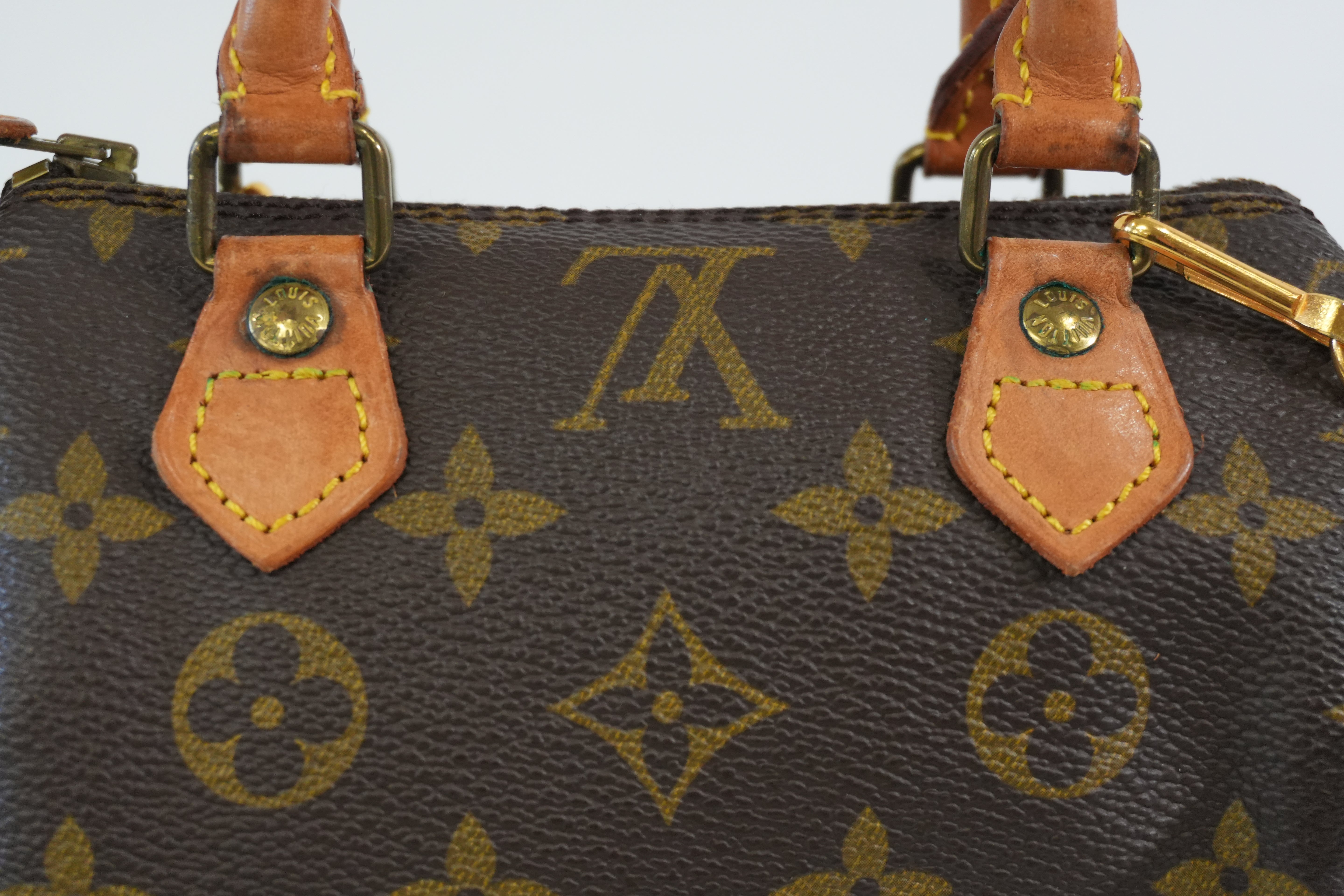 Pre-owned Louis Vuitton Monogram Mini Speedy Handbag