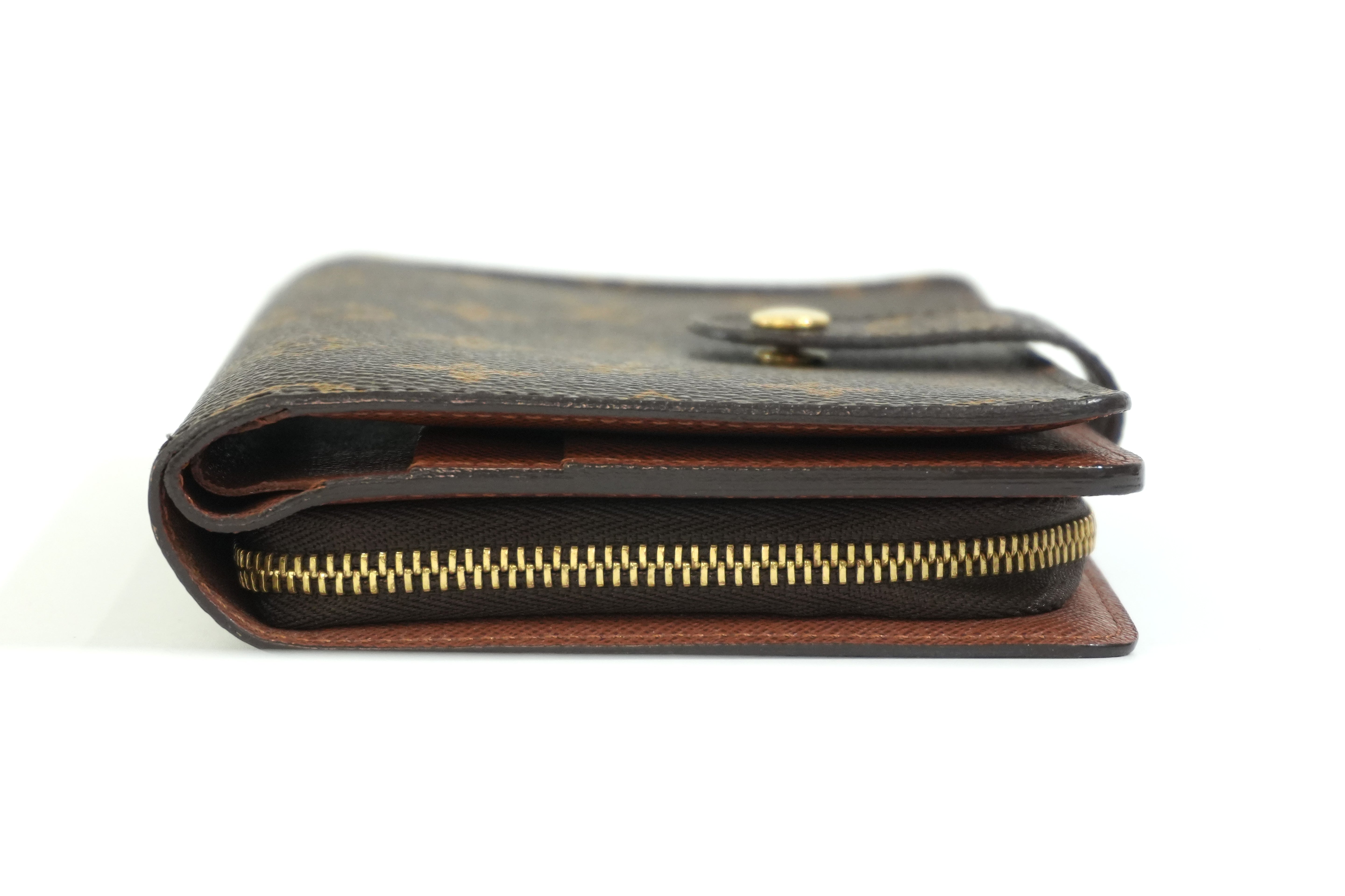 Pre-owned Louis Vuitton Monogram Papi Short Wallet
