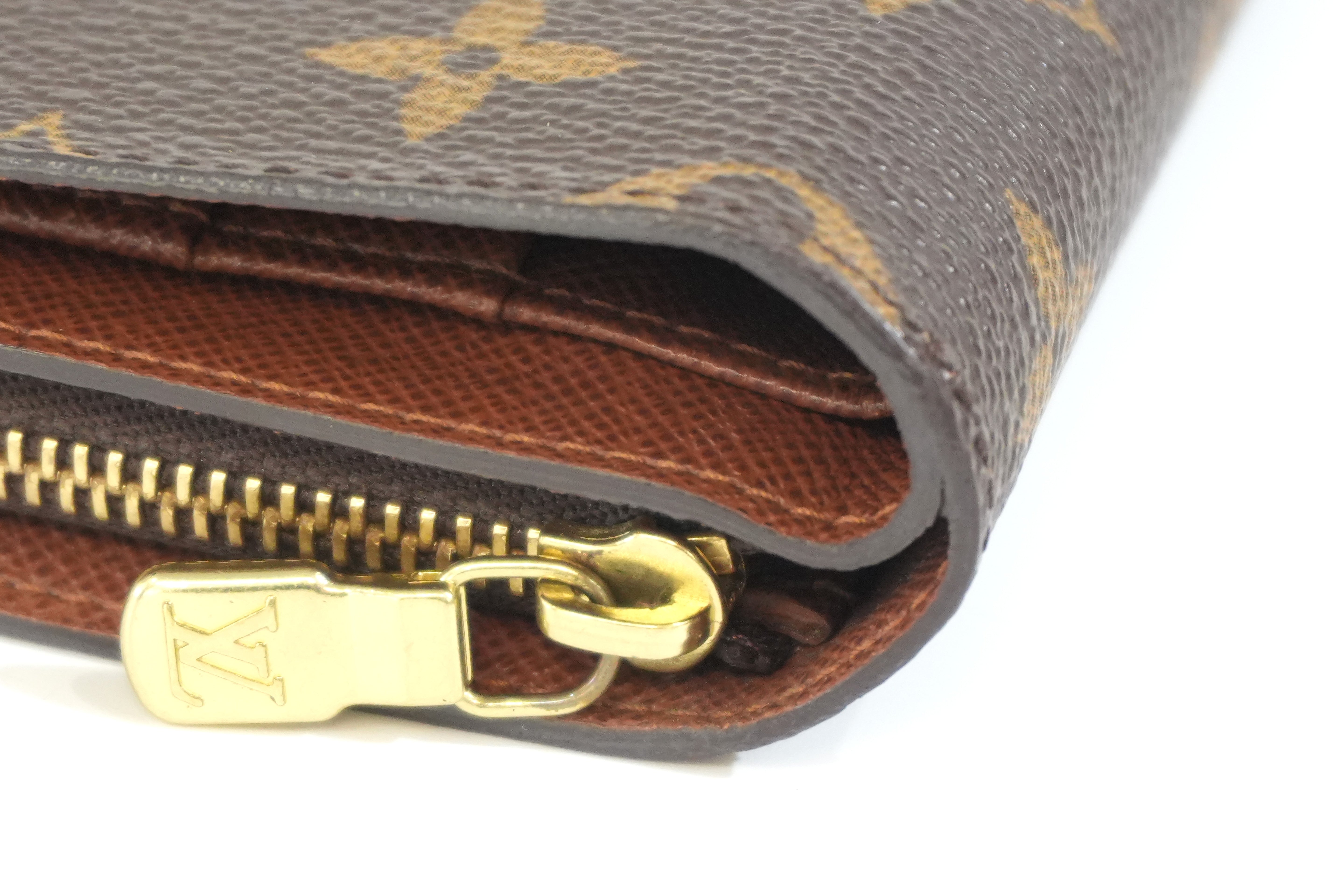 Pre-owned Louis Vuitton Monogram Papi Short Wallet