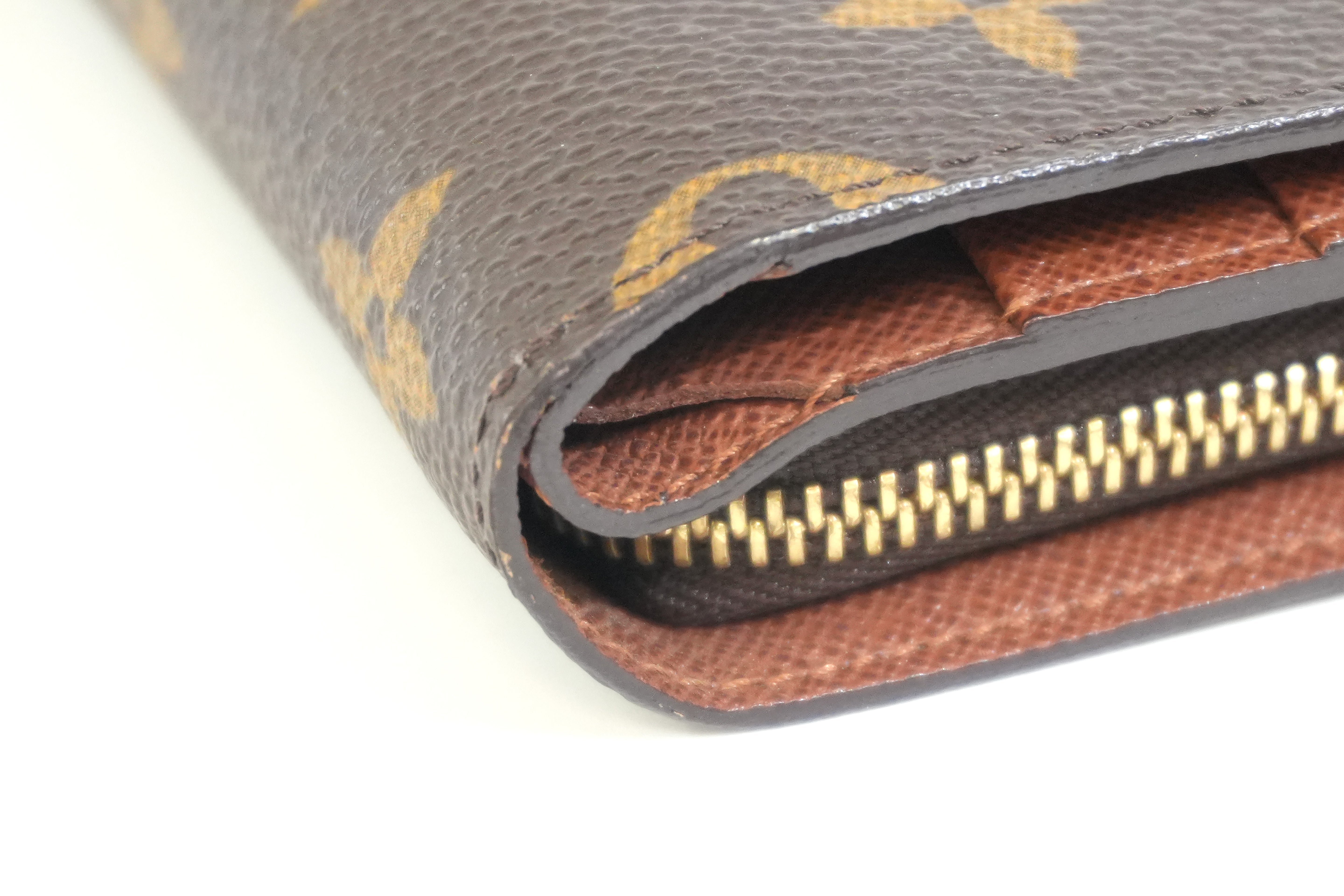 Pre-owned Louis Vuitton Monogram Papi Short Wallet