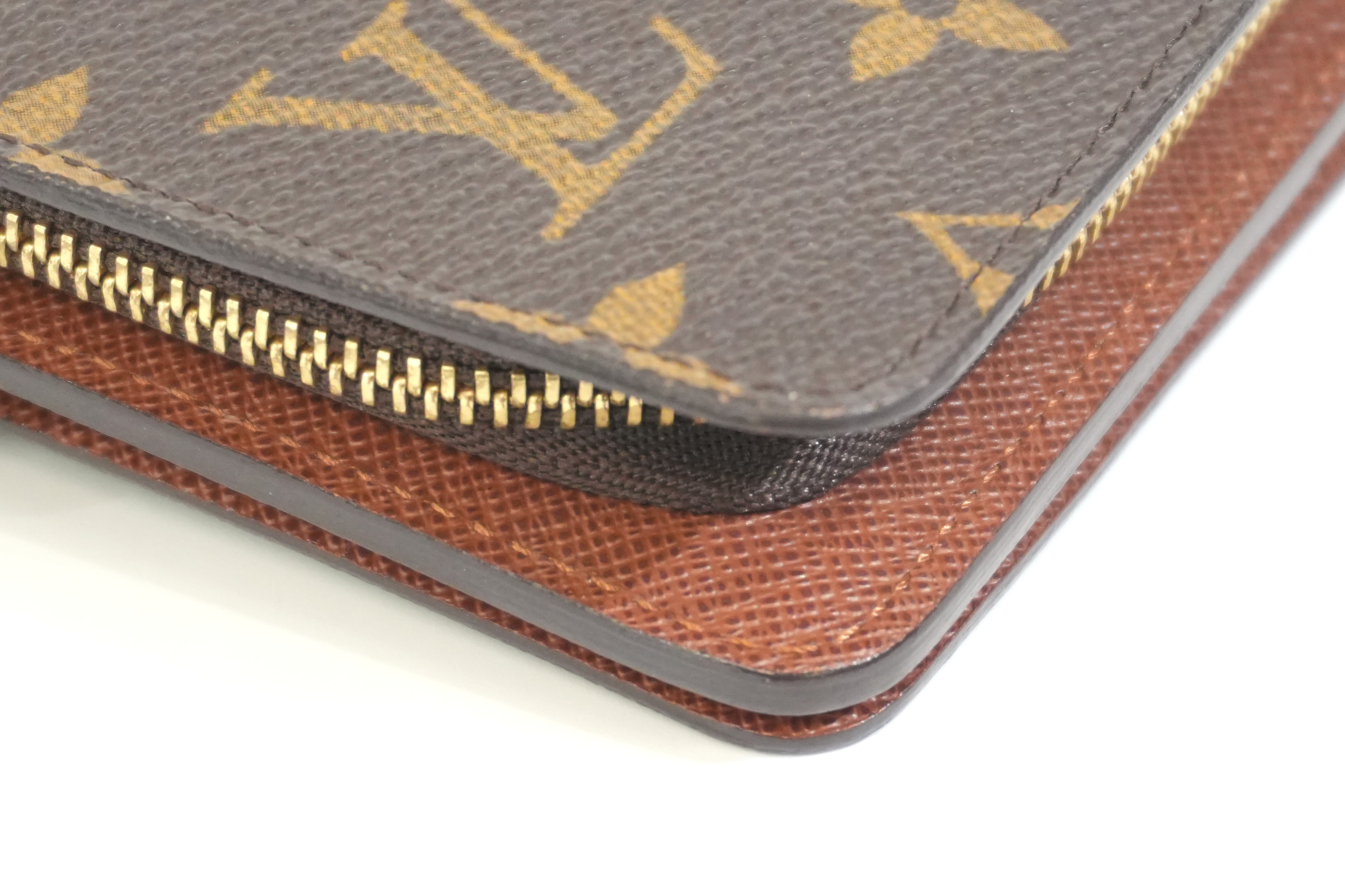 Pre-owned Louis Vuitton Monogram Papi Short Wallet