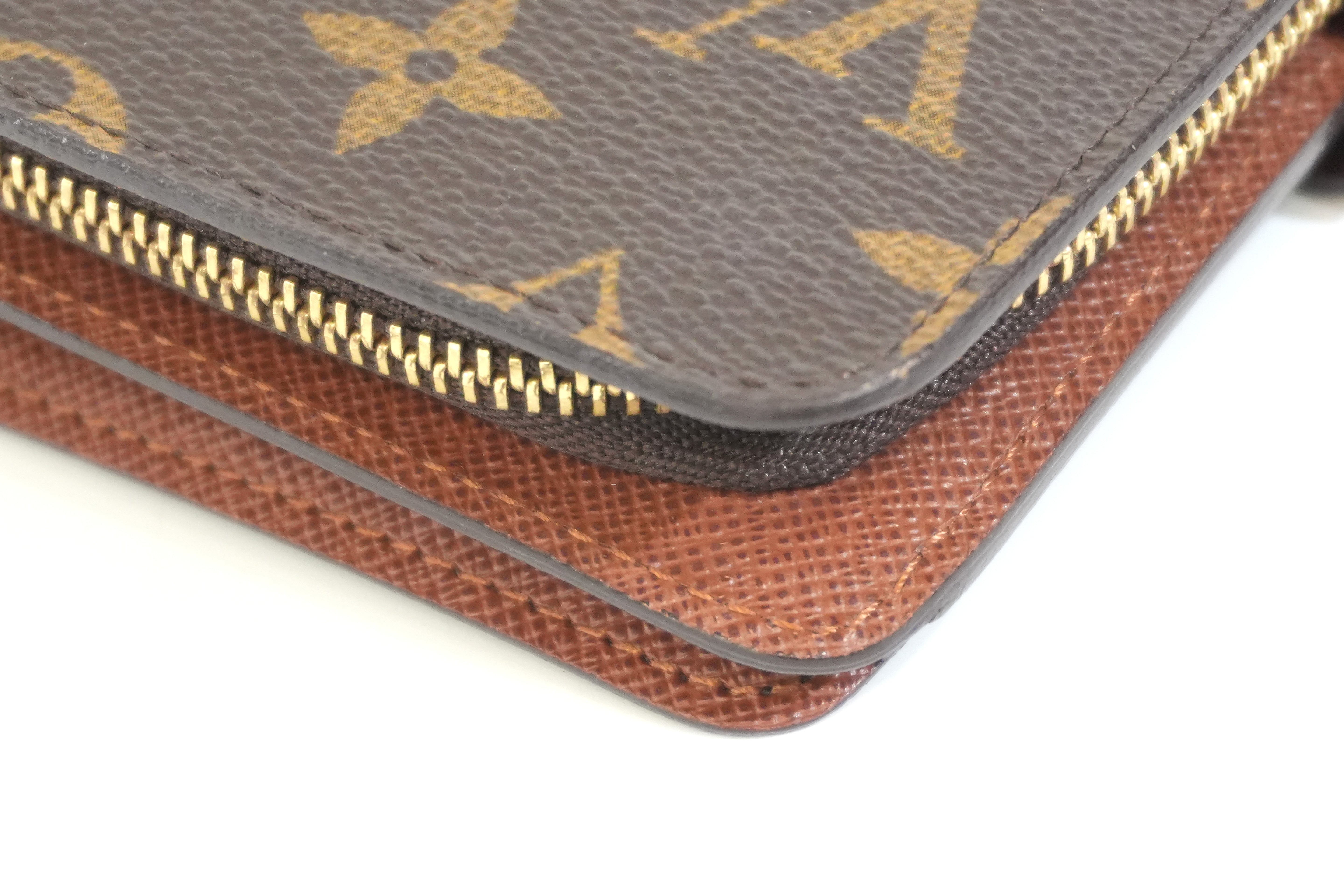 Pre-owned Louis Vuitton Monogram Papi Short Wallet