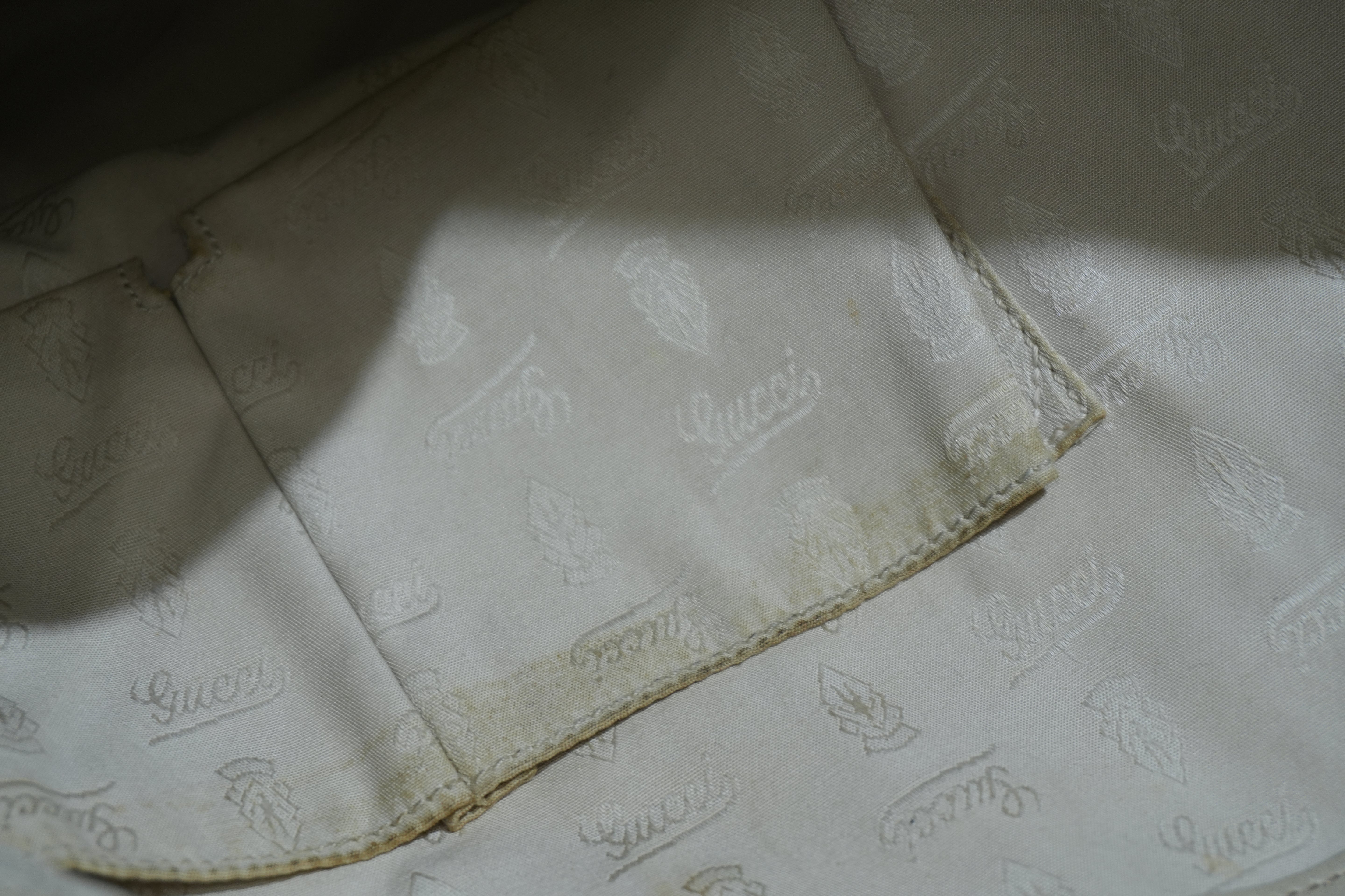 Pre-owned Gucci Guccisima Icon Bit Tote Bag Ivory