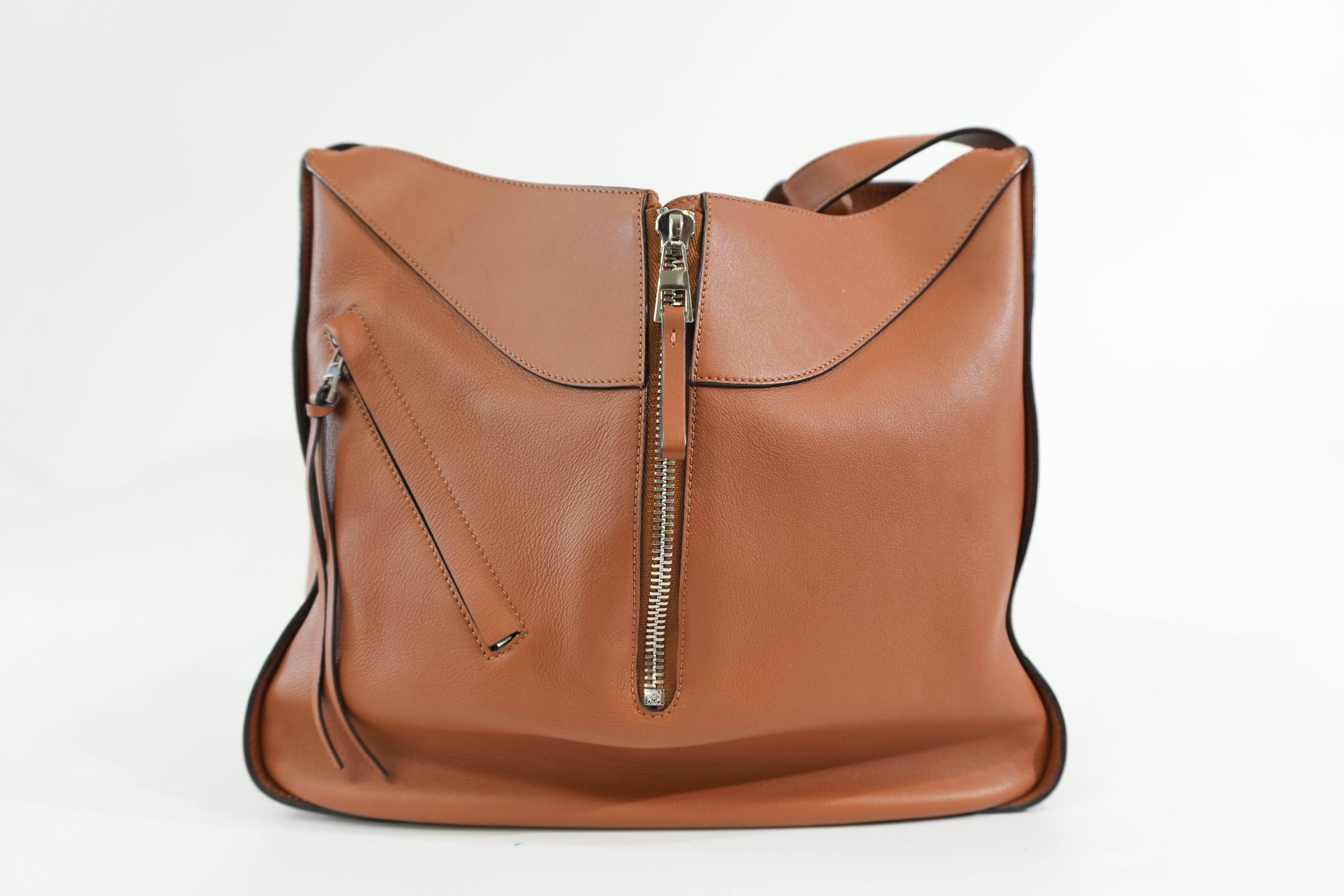 Pre-owned Loewe Big Hammock Shoulder Bag Brown