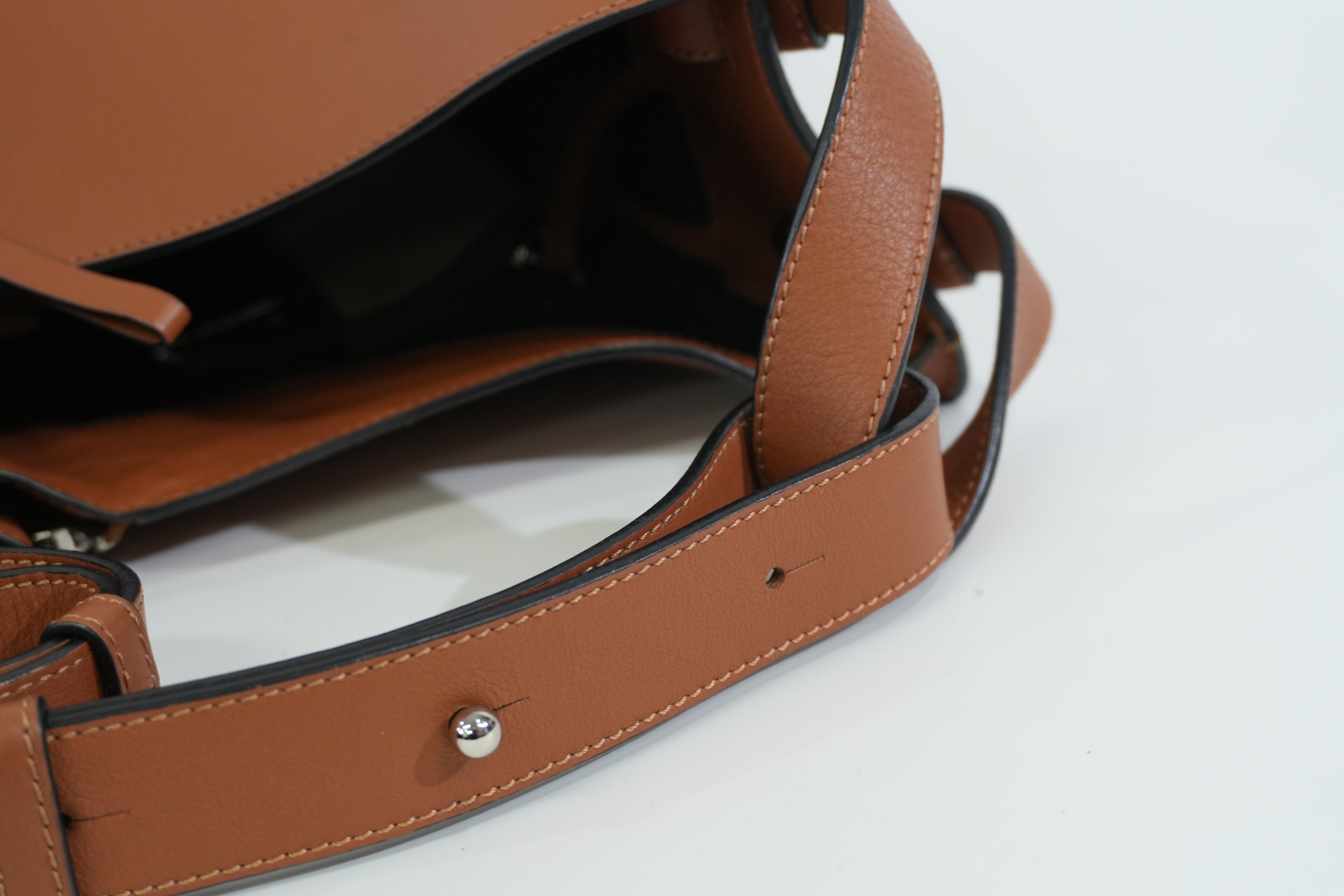 Pre-owned Loewe Big Hammock Shoulder Bag Brown