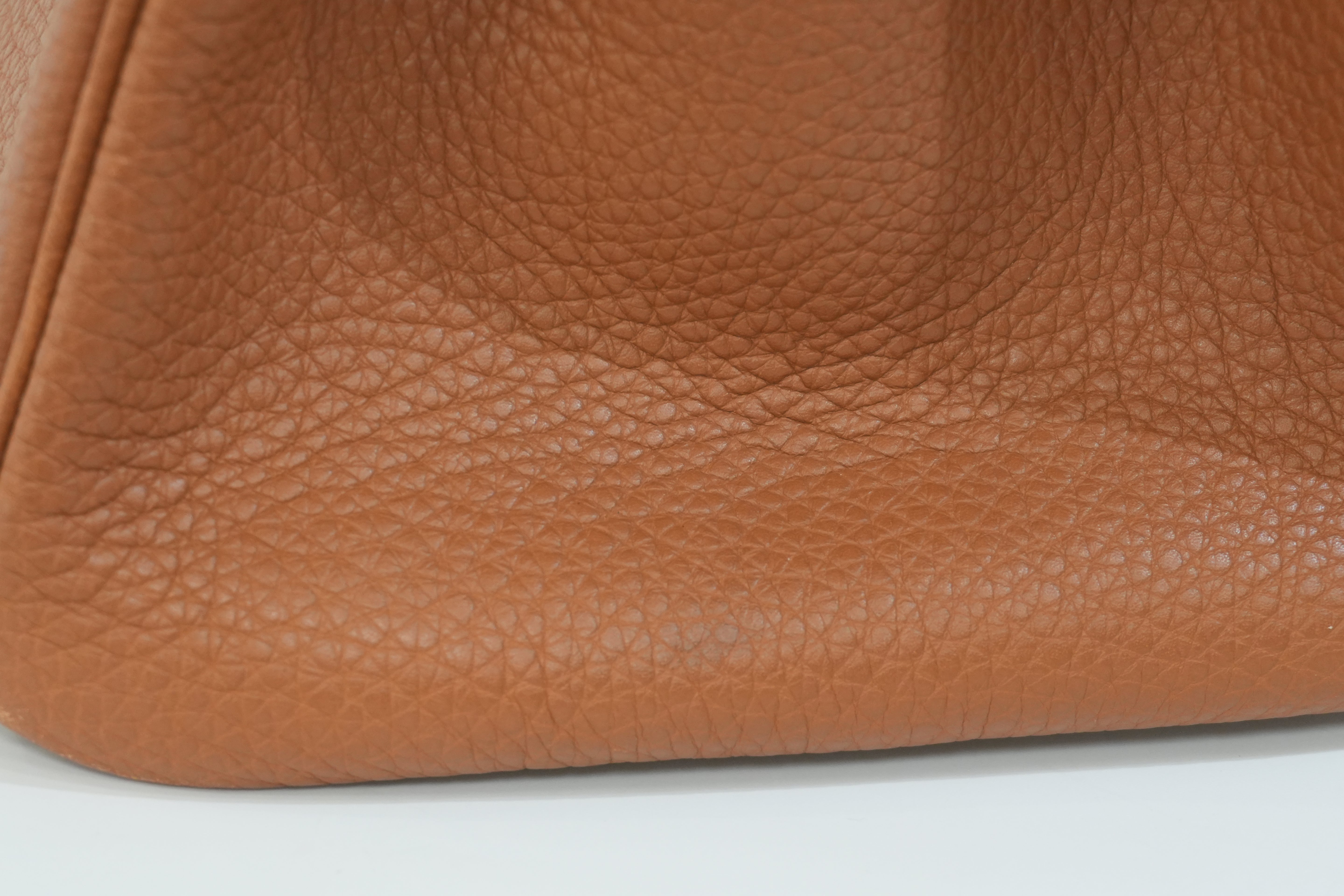 Pre-owned Hermes Togo Leather Birkin 35 Gold