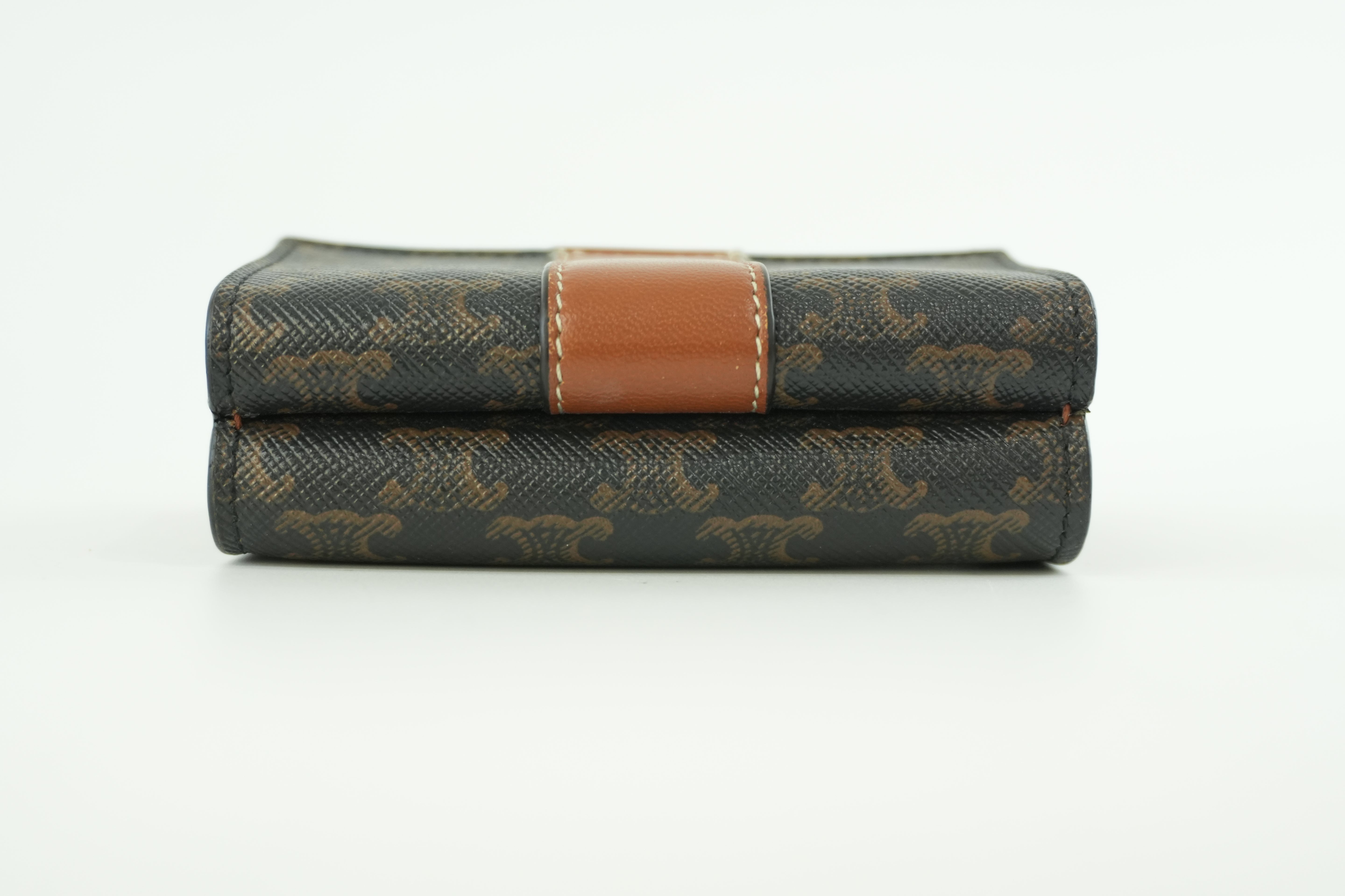 Celine Small Trifold Compact Wallet Used