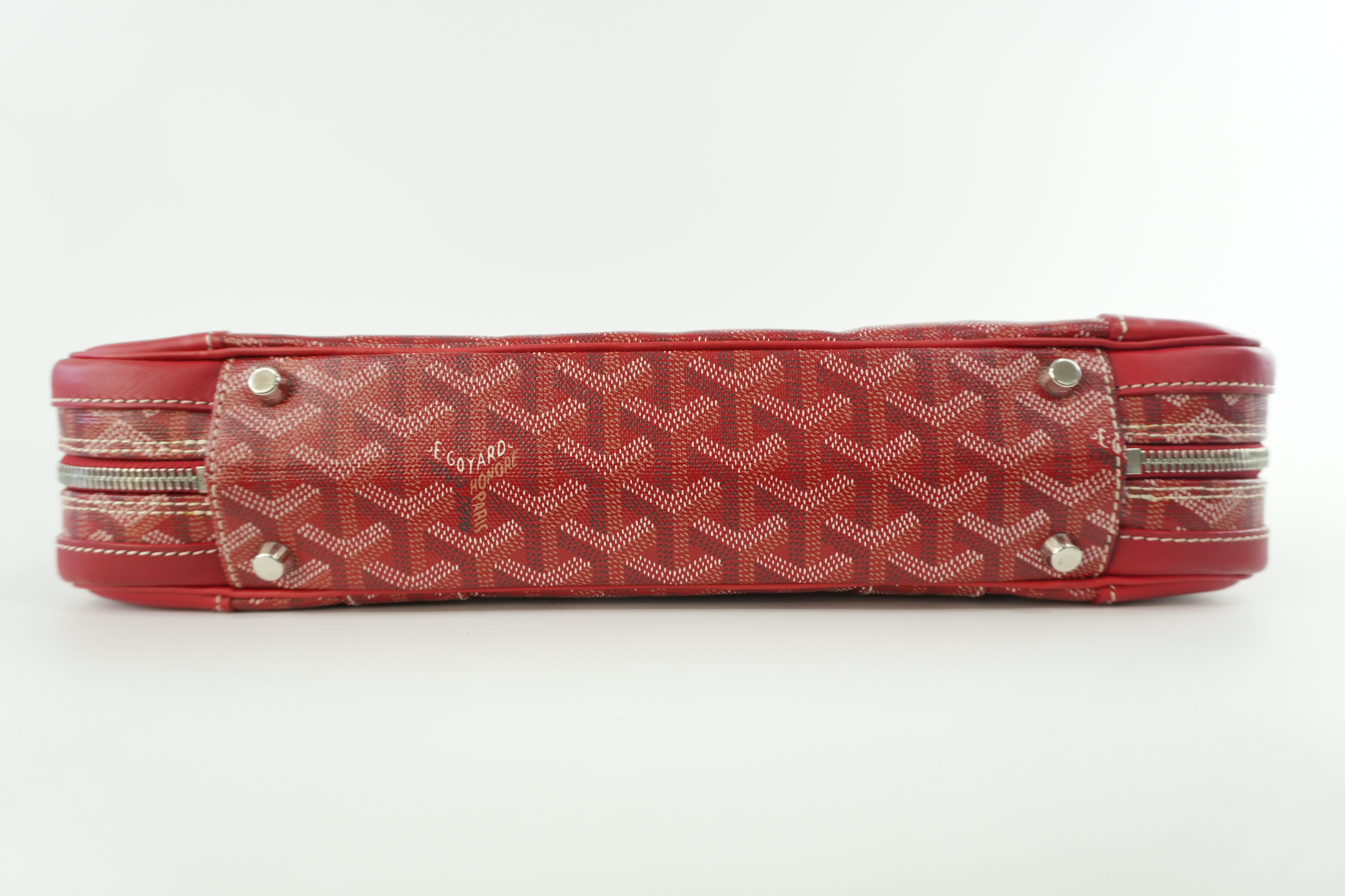 Goyard Briefcase Red Used