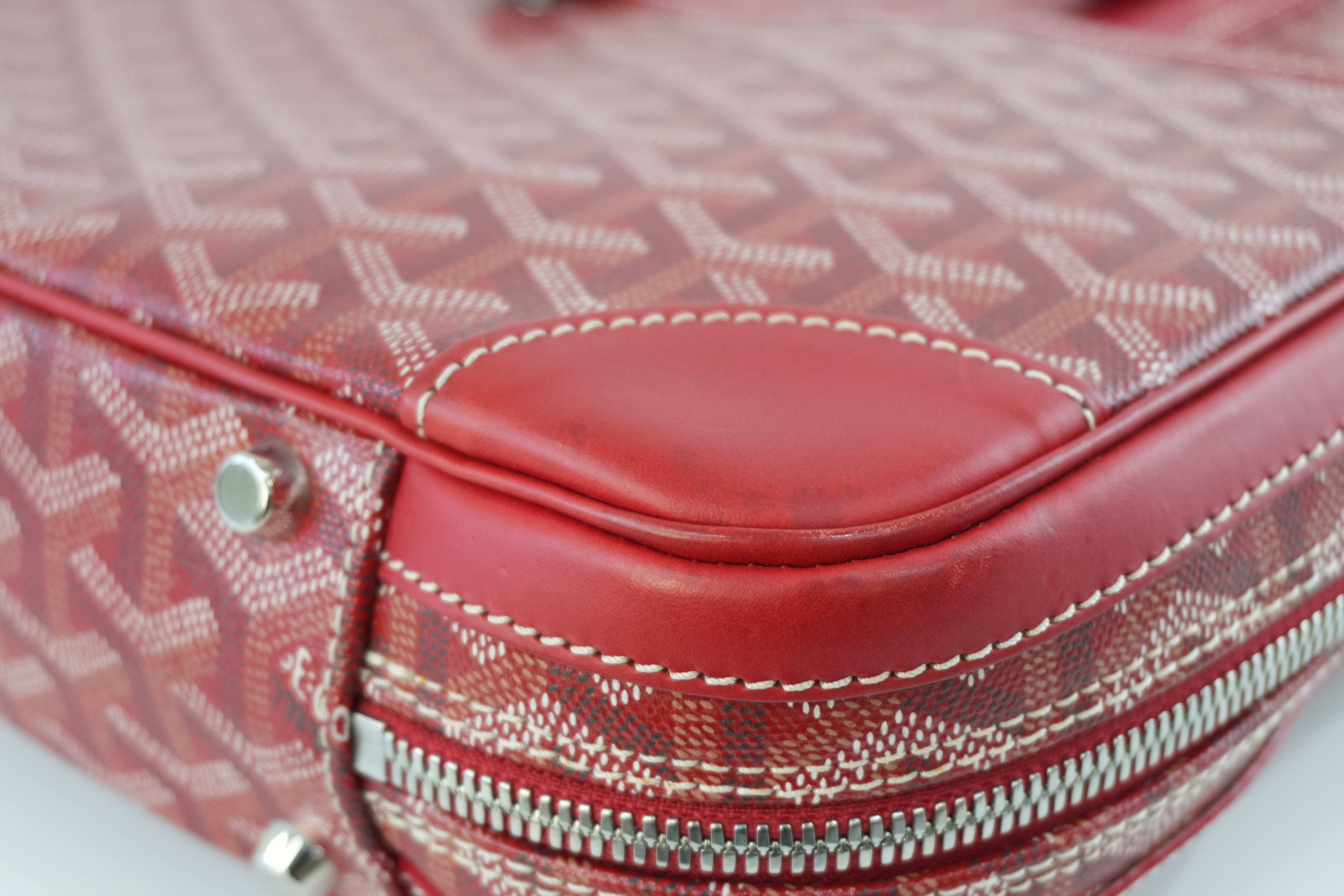 Goyard Briefcase Red Used