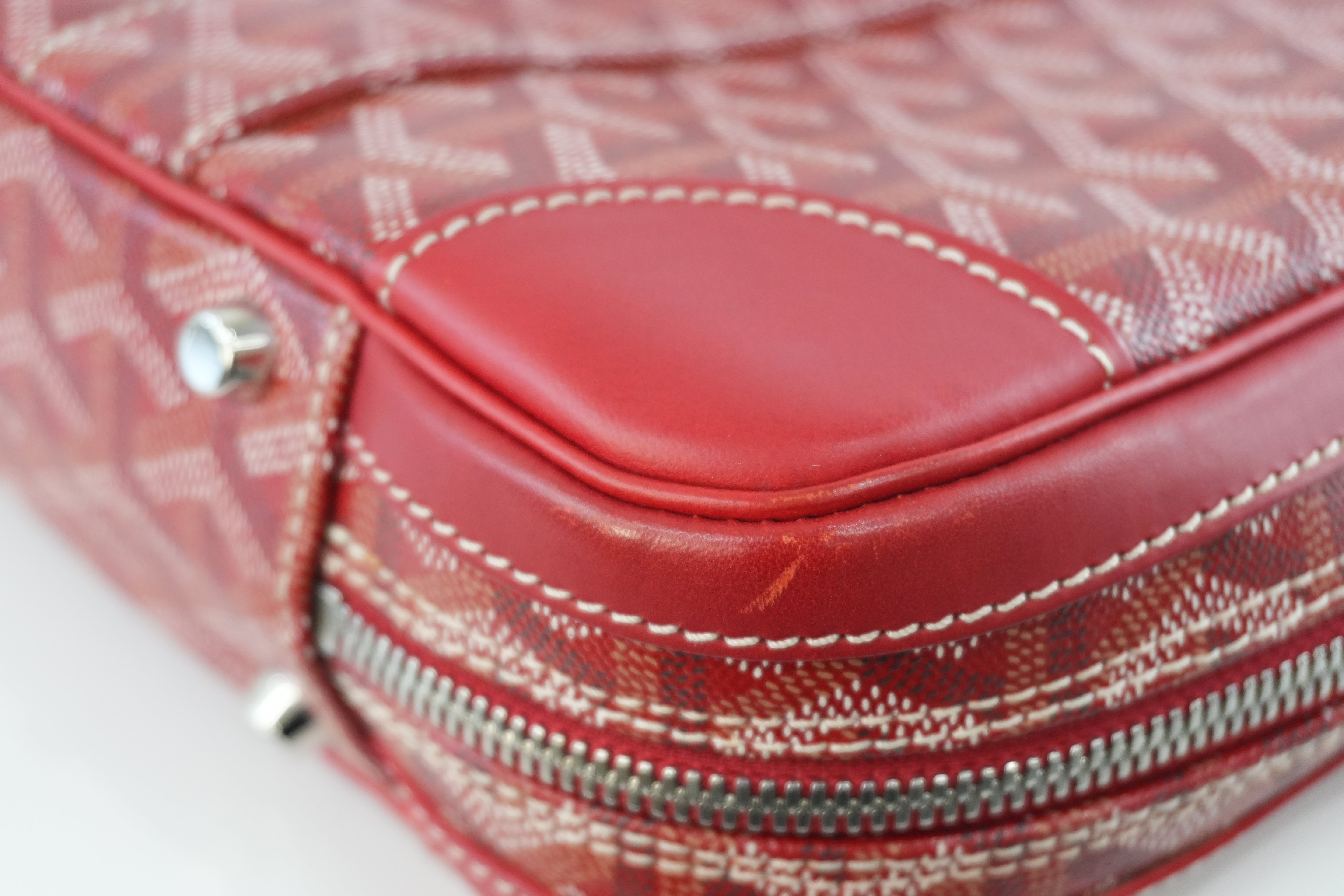 Goyard Briefcase Red Used