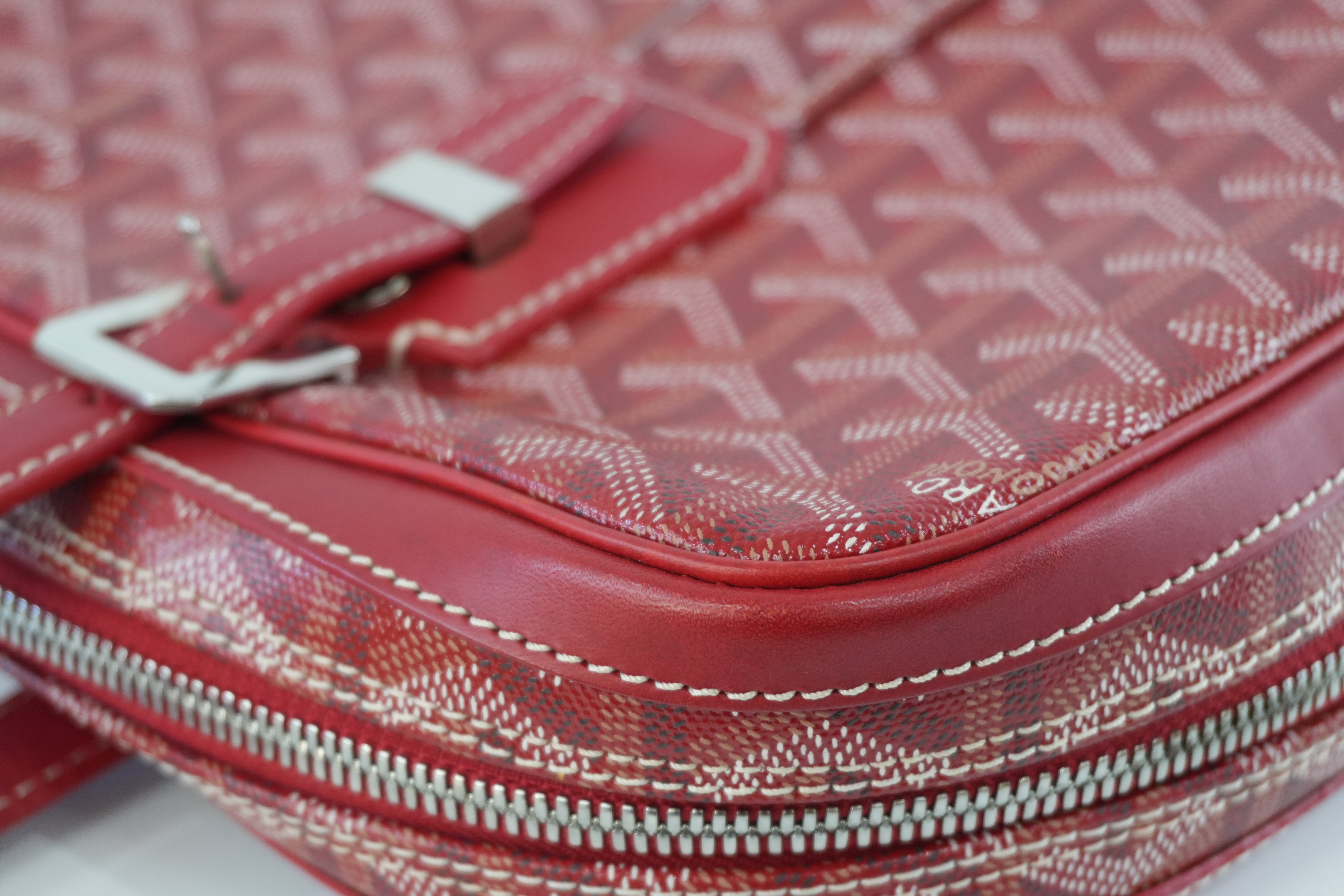 Goyard Briefcase Red Used