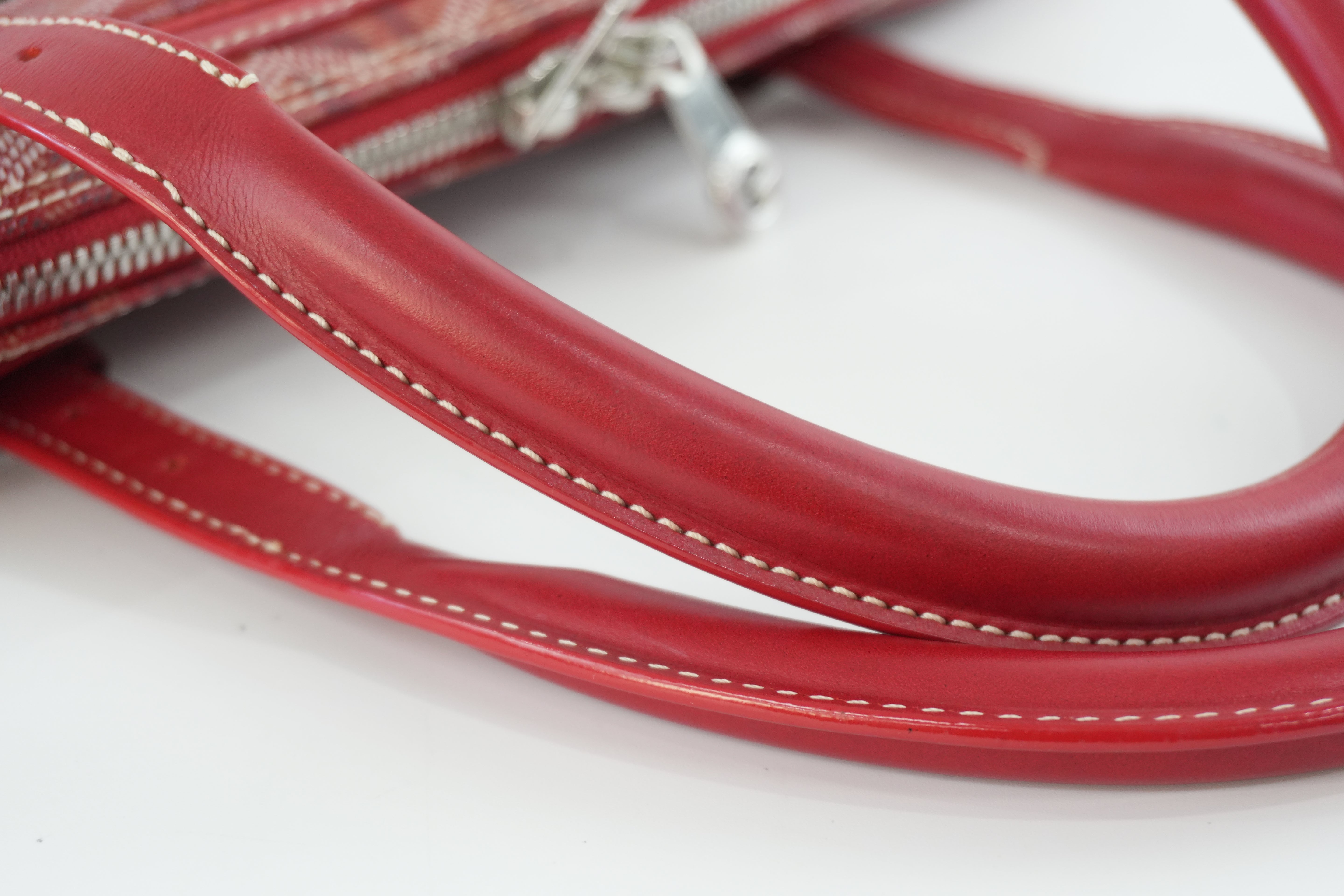 Goyard Briefcase Red Used