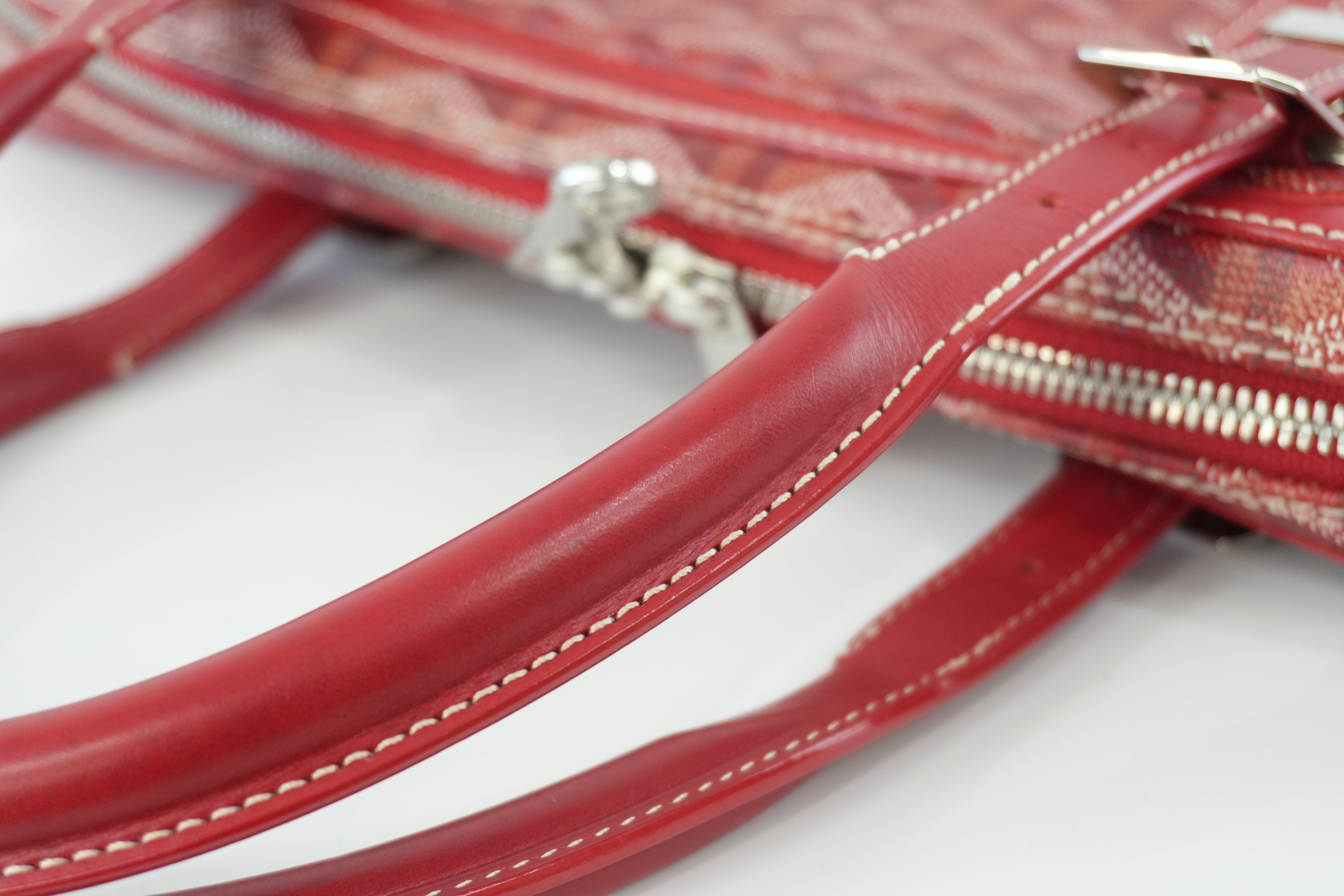 Goyard Briefcase Red Used