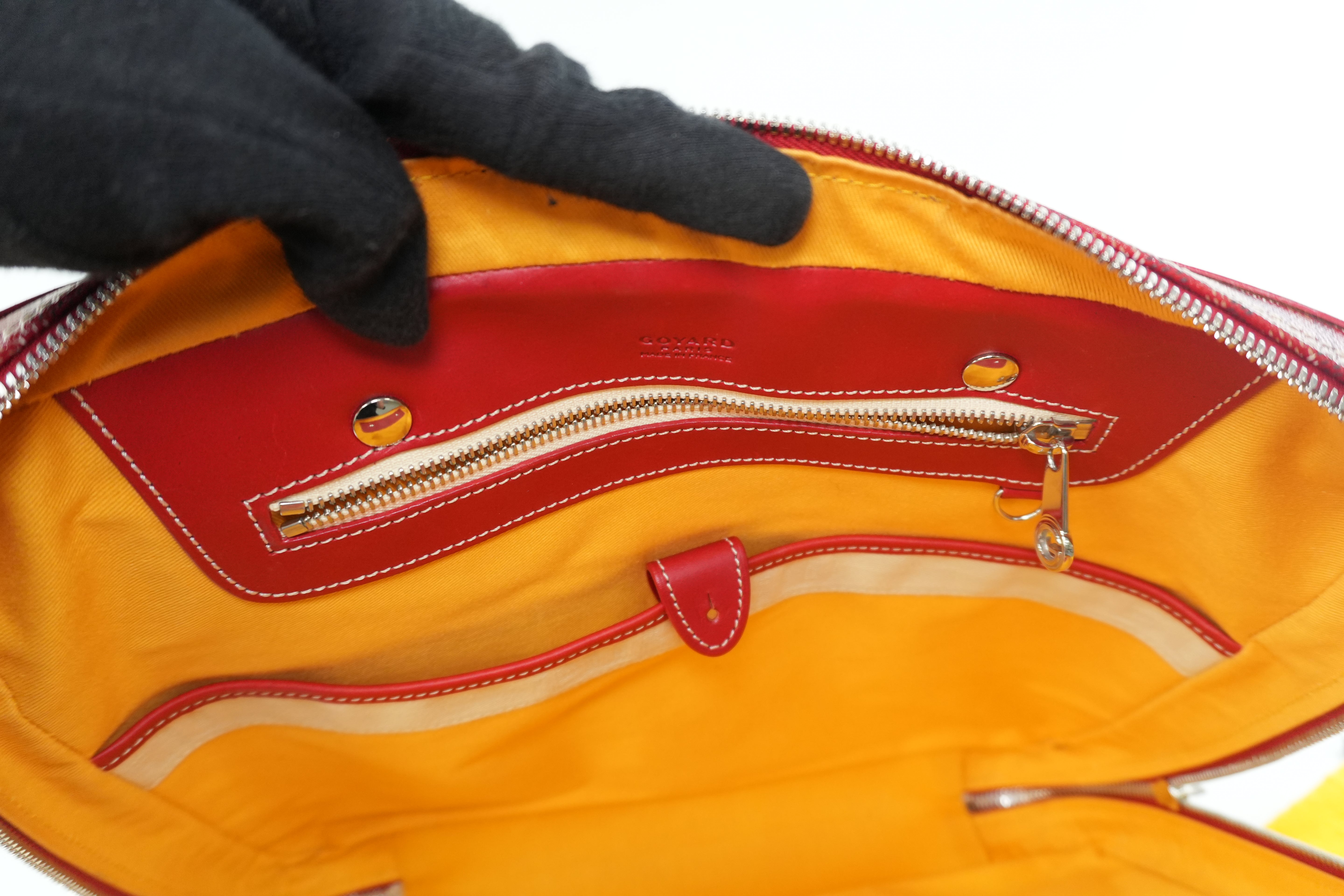 Goyard Briefcase Red Used