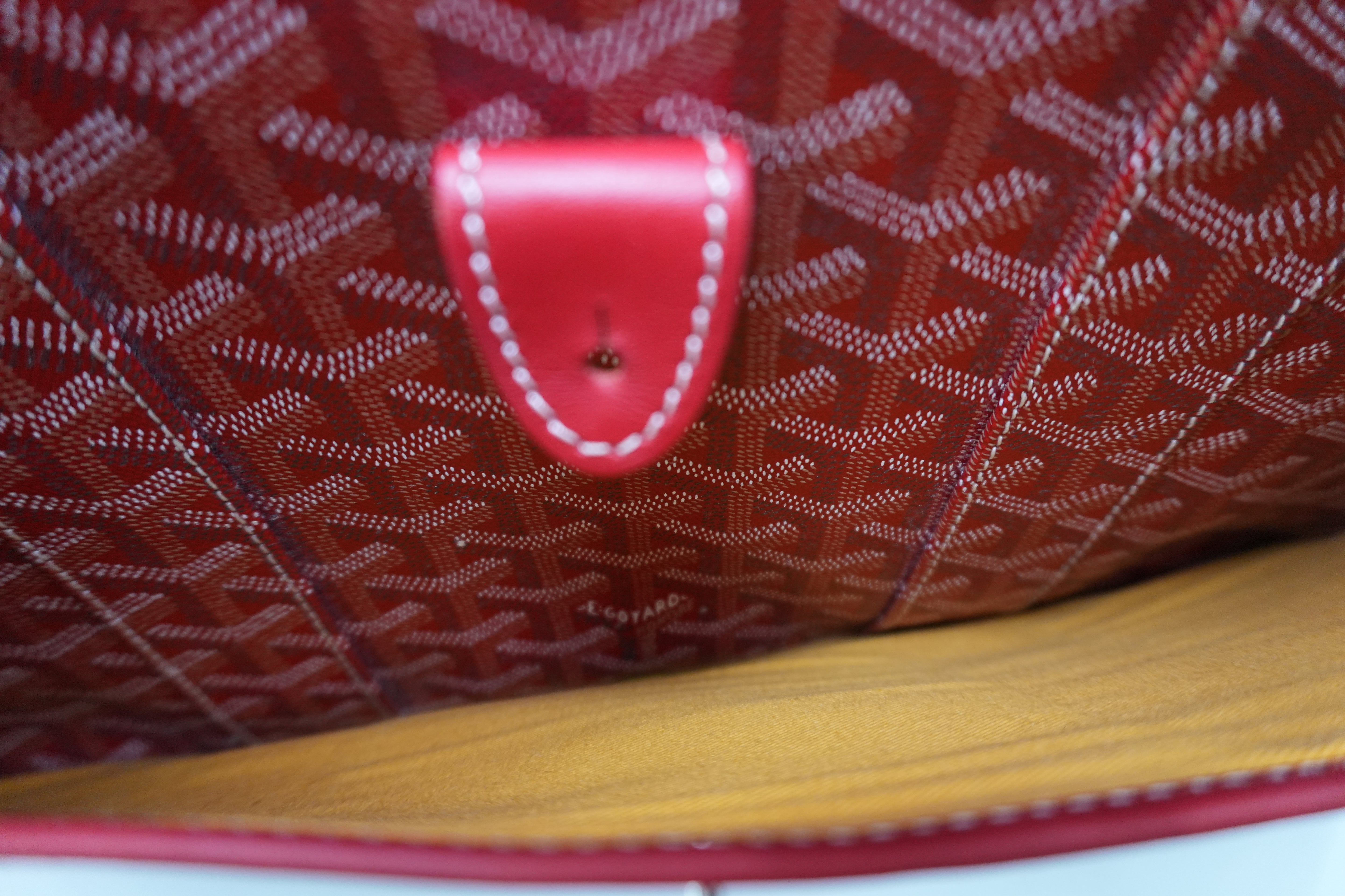 Goyard Briefcase Red Used
