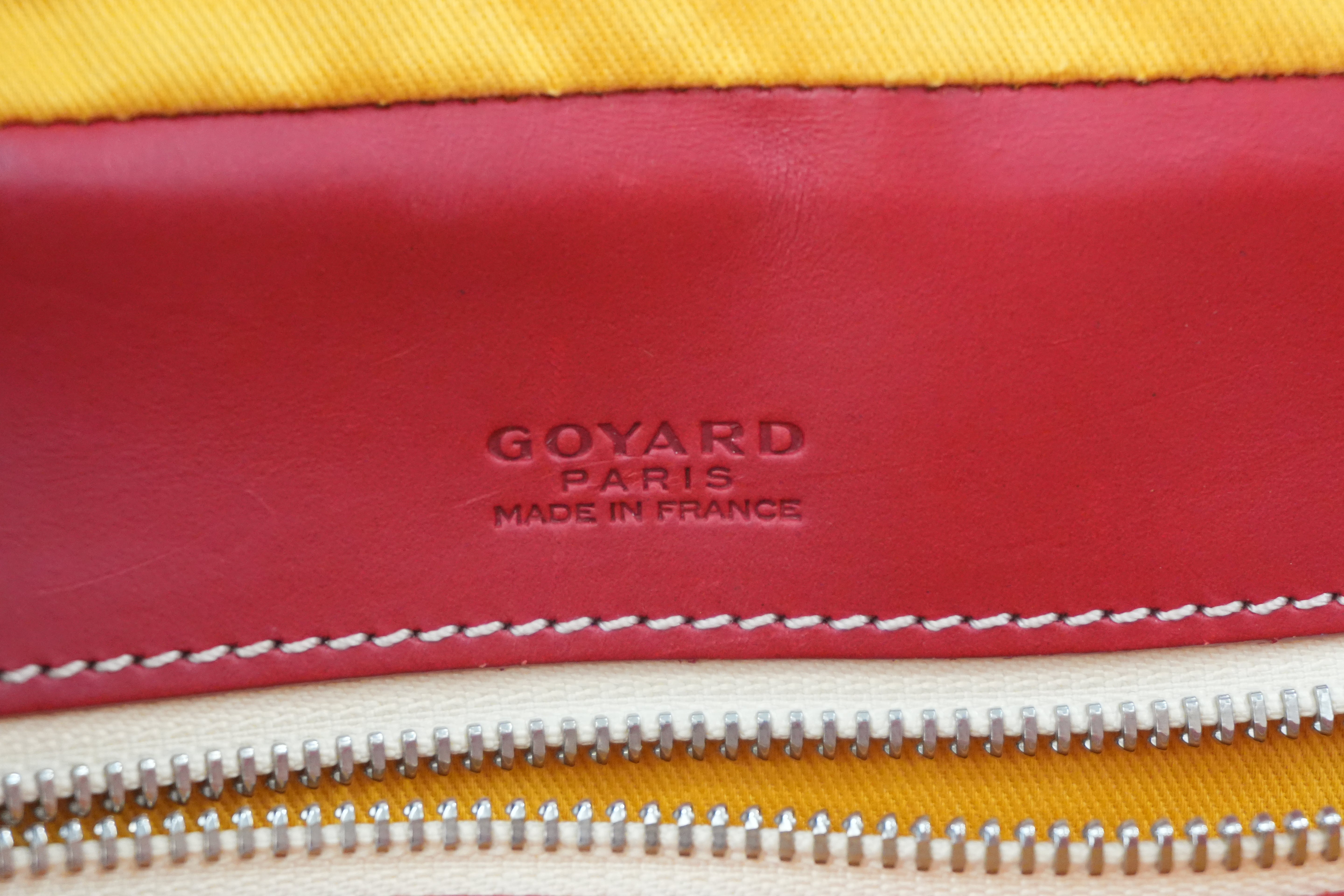 Goyard Briefcase Red Used