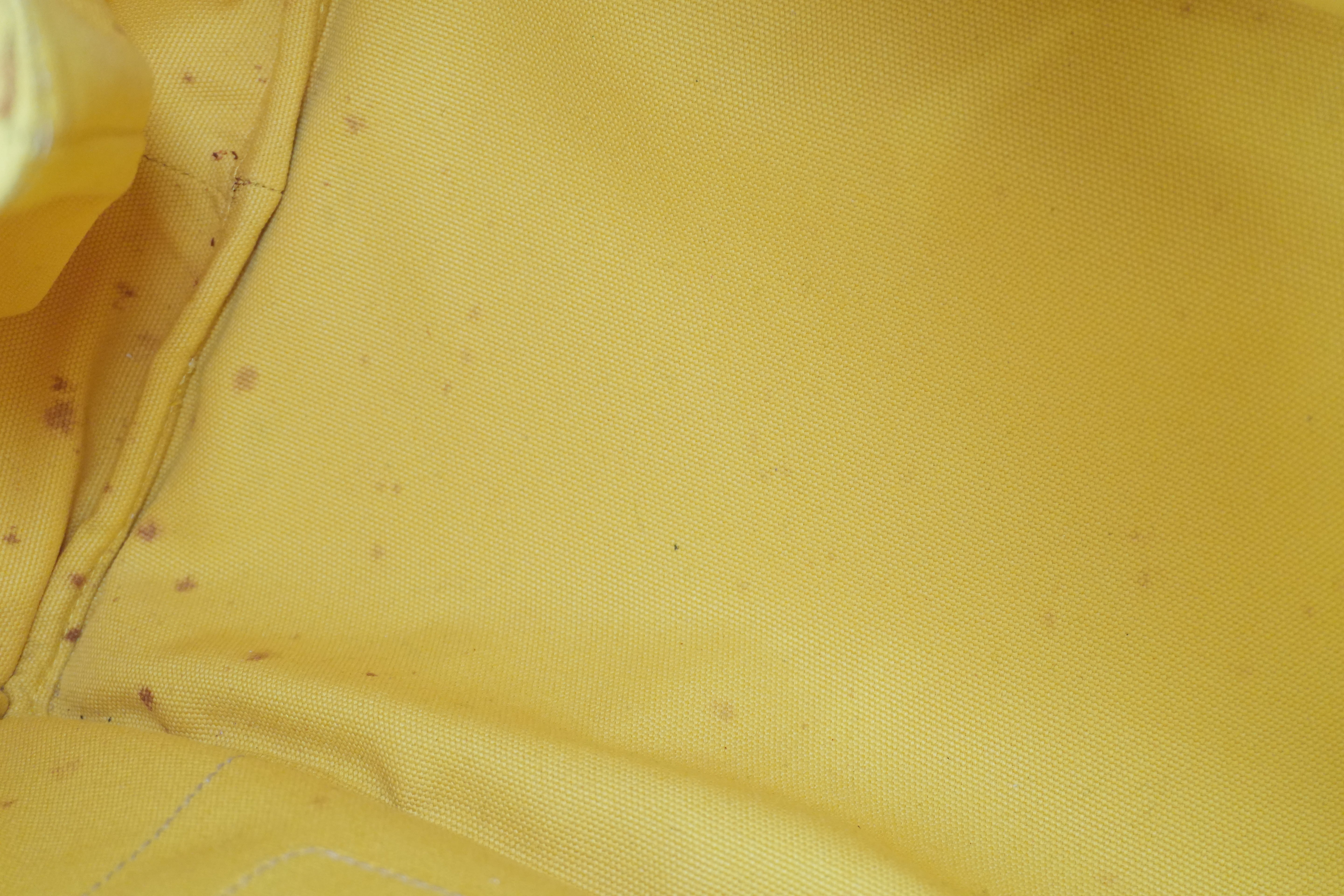 Pre-owned Prada Canapa Two Way Shoulder Bag Yellow