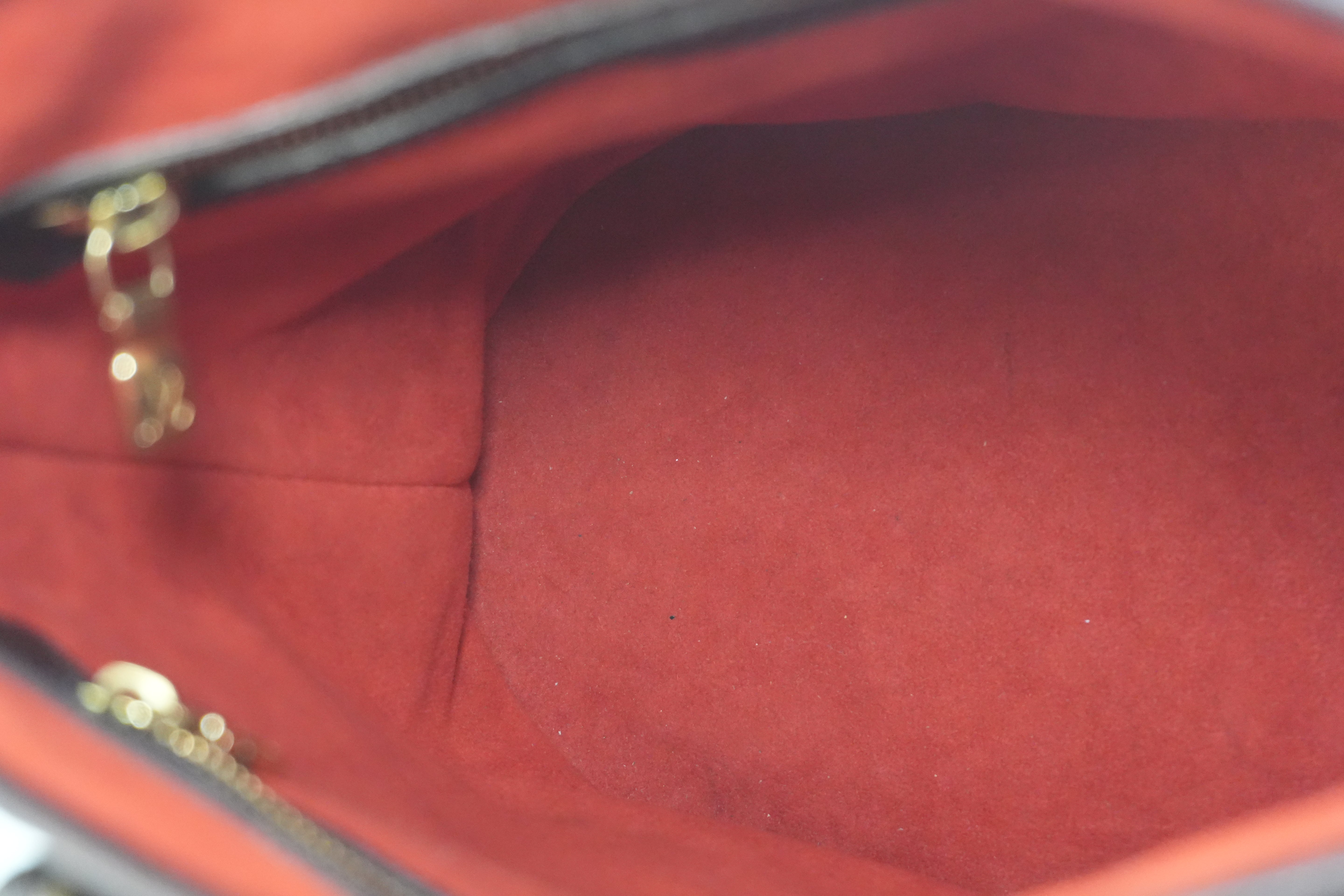 Pre-owned Louis Vuitton Damier Ebene Marais Bucket Shoulder Bag