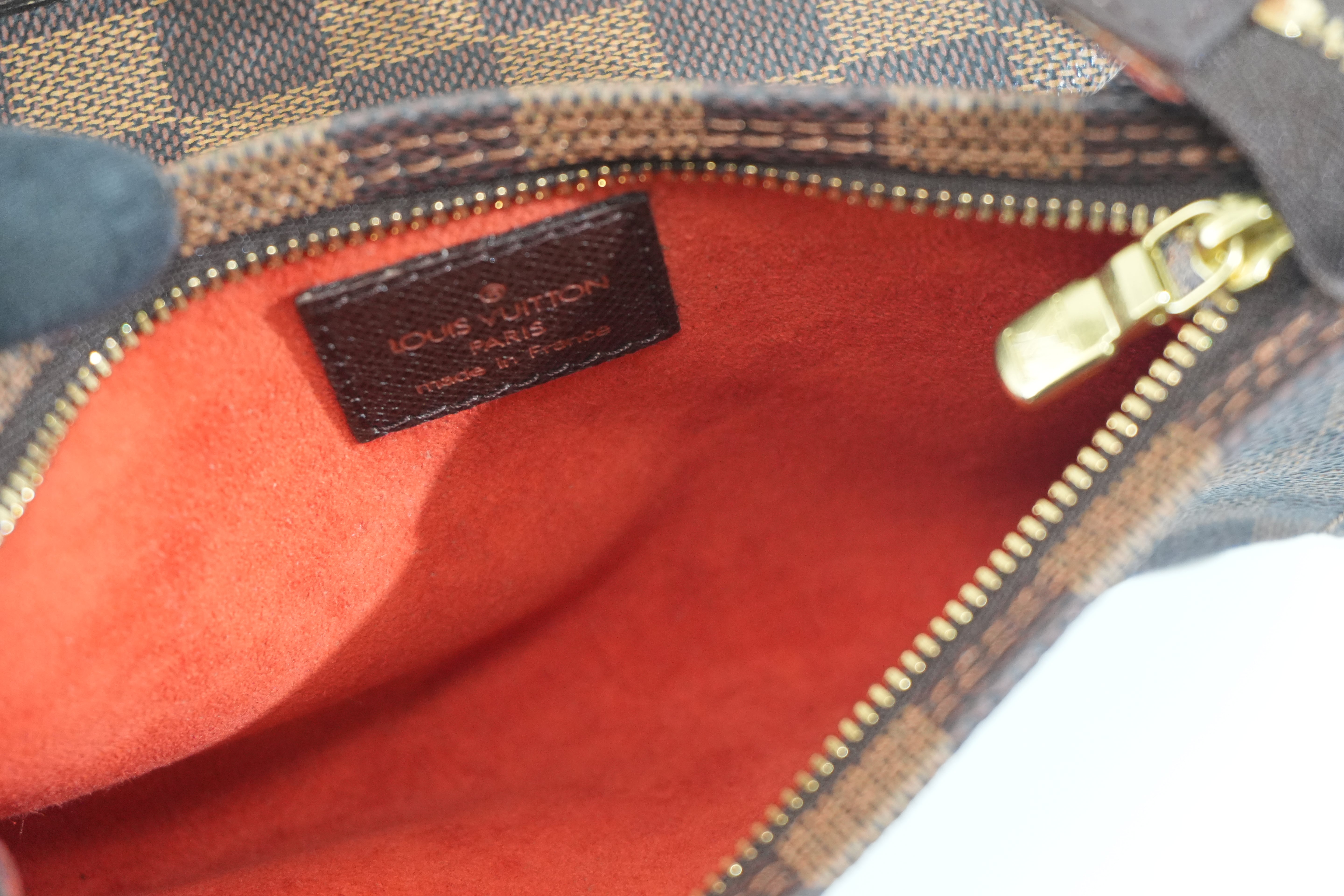 Pre-owned Louis Vuitton Damier Ebene Marais Bucket Shoulder Bag