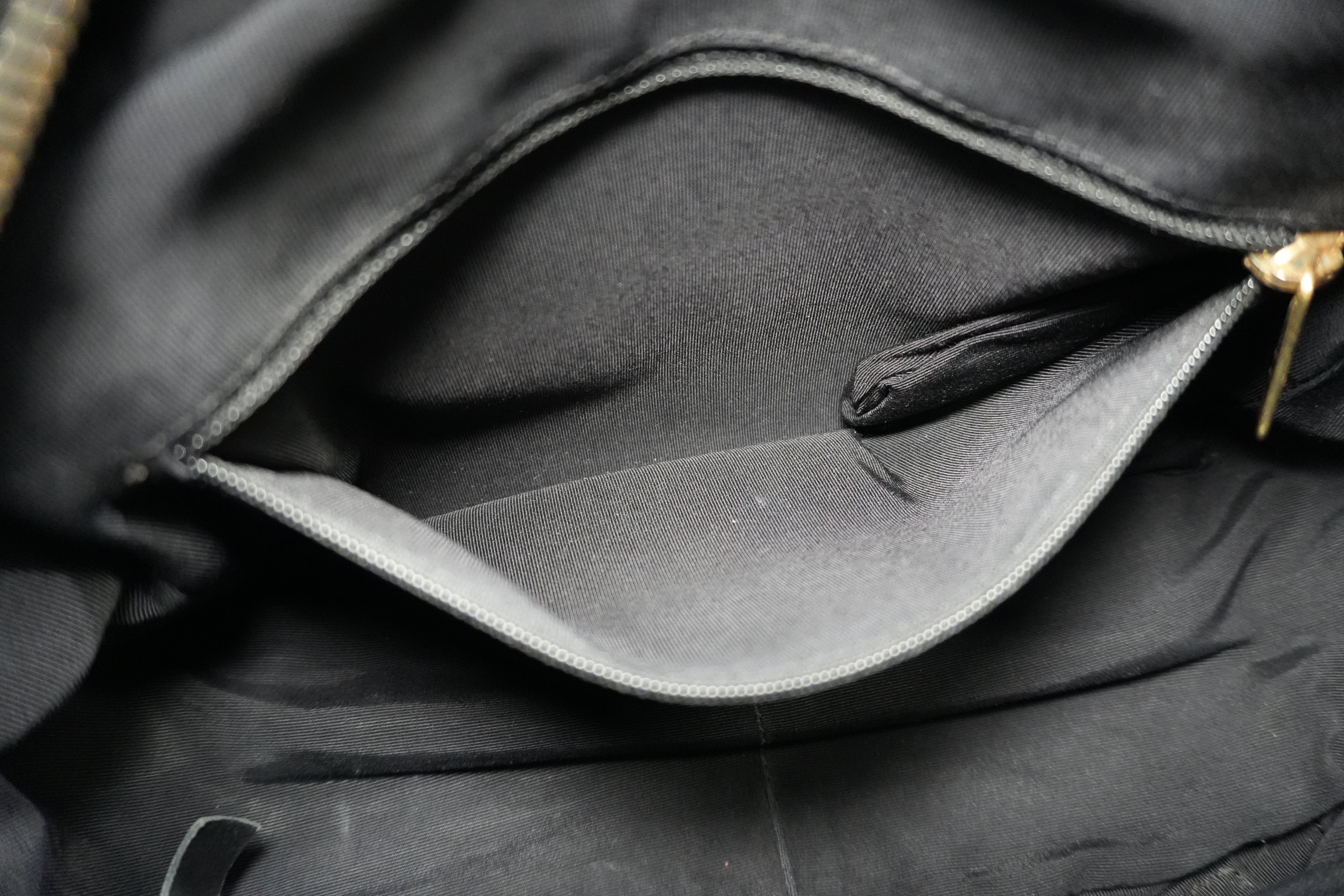 Pre-owned Chanel Caviar Skin PTT Chain Tote Bag Black