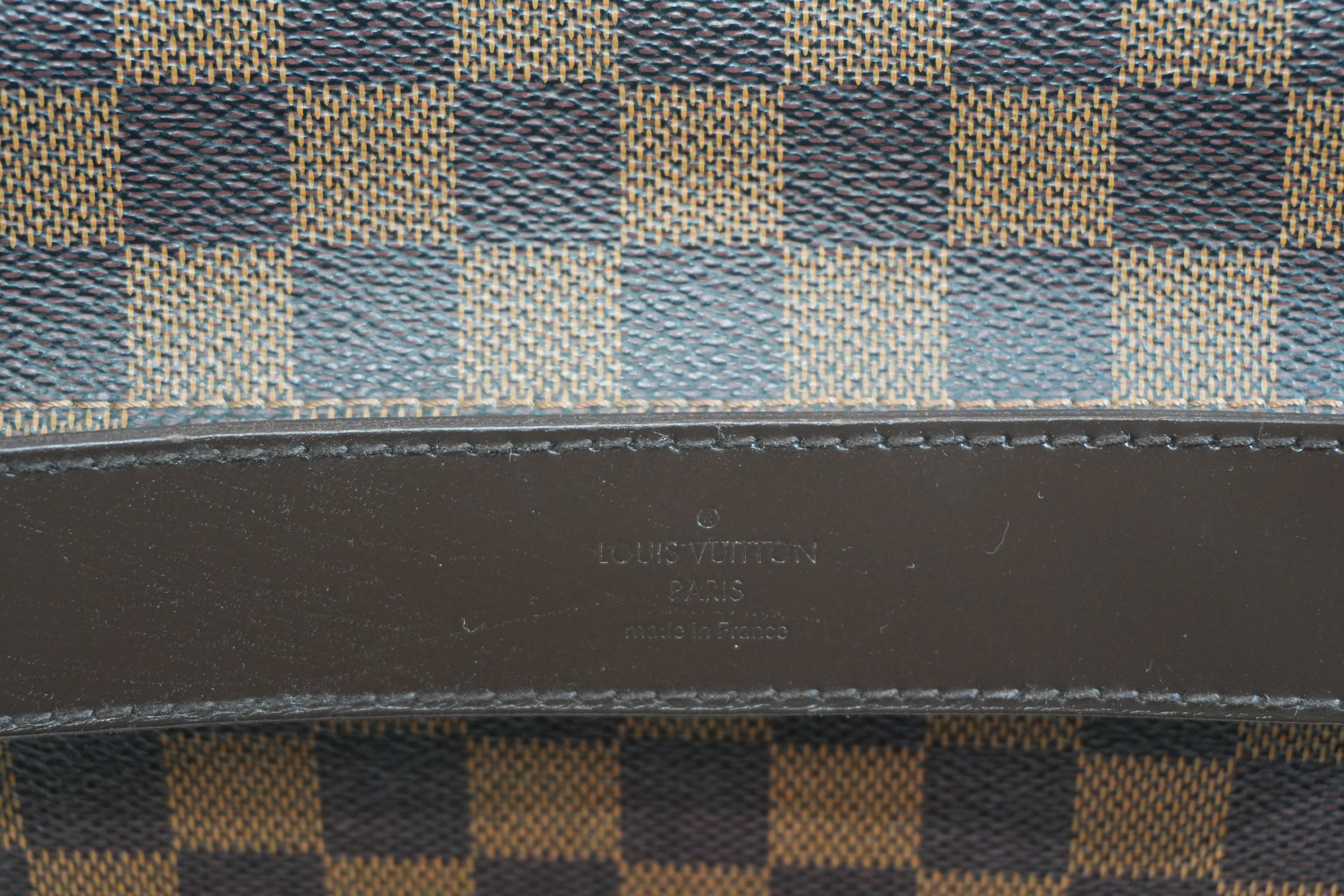 Pre-owned Louis Vuitton Damier Ebene Shelton Messenger Bag