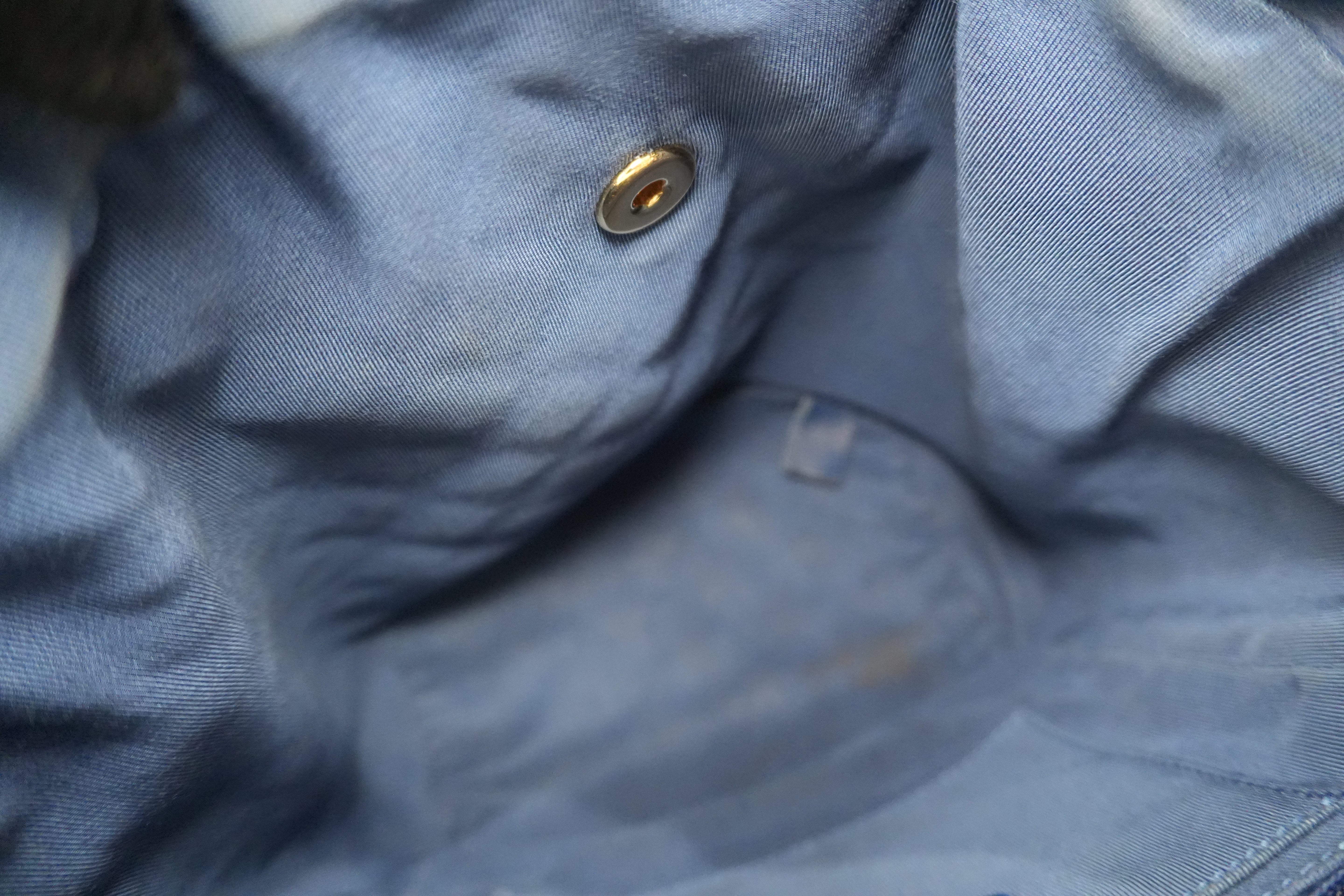 Chanel Lambskin Backpack Blue Used