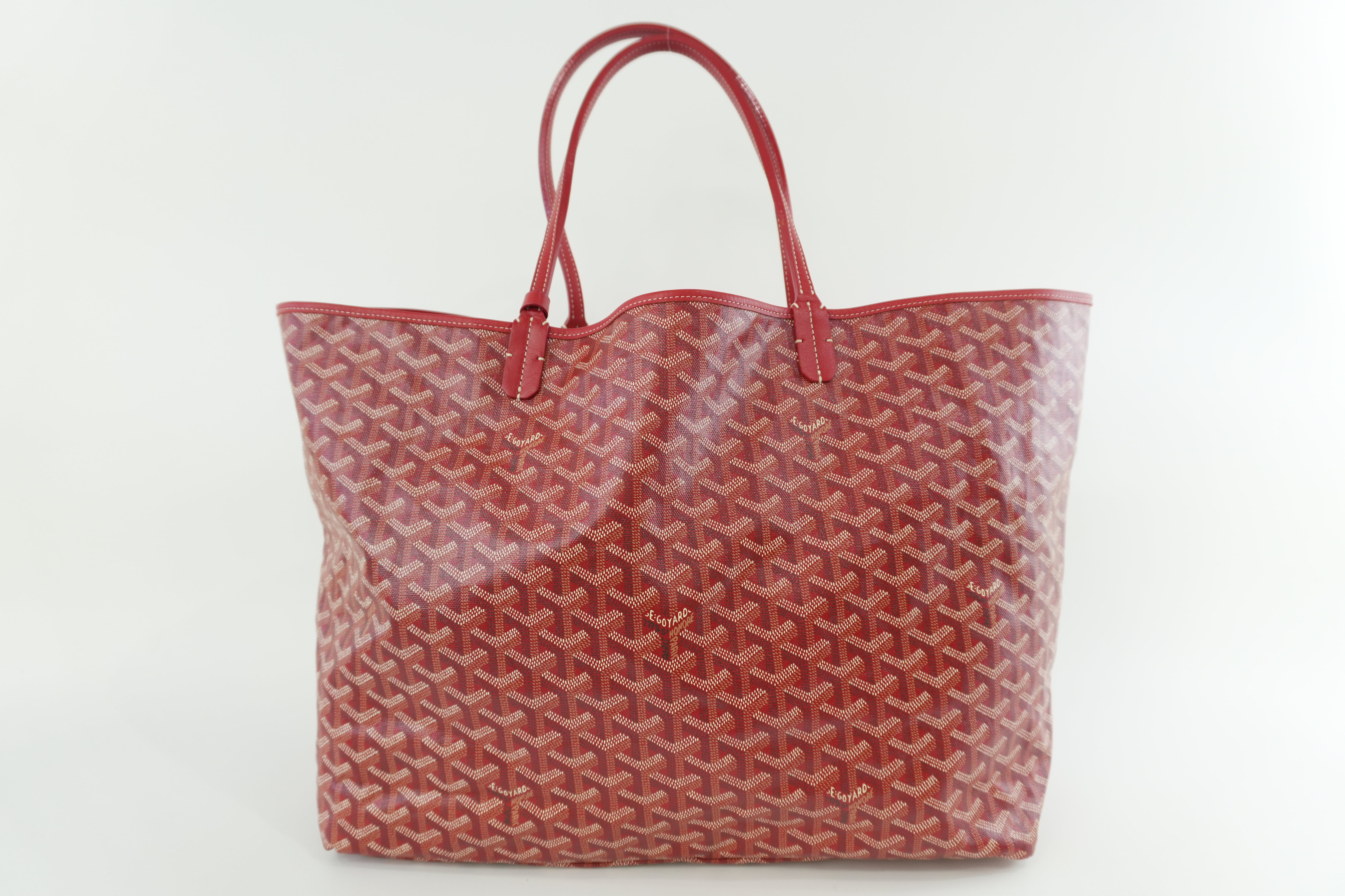 Pre-owned Goyard PVC Saint Louis GM Red