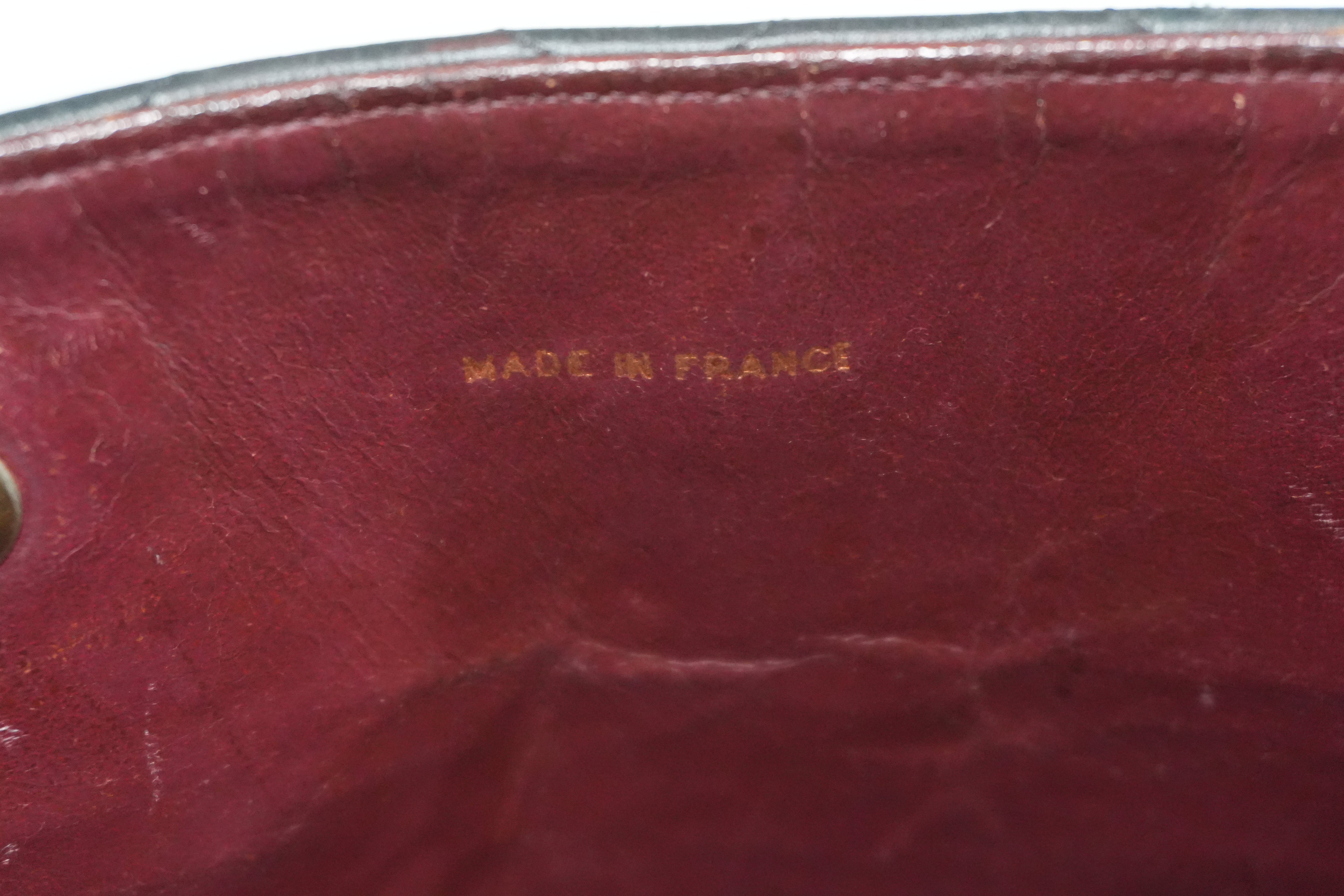 Pre-owned Chanel Lambskin Leather Chanel Chain Shoulder Bag Black