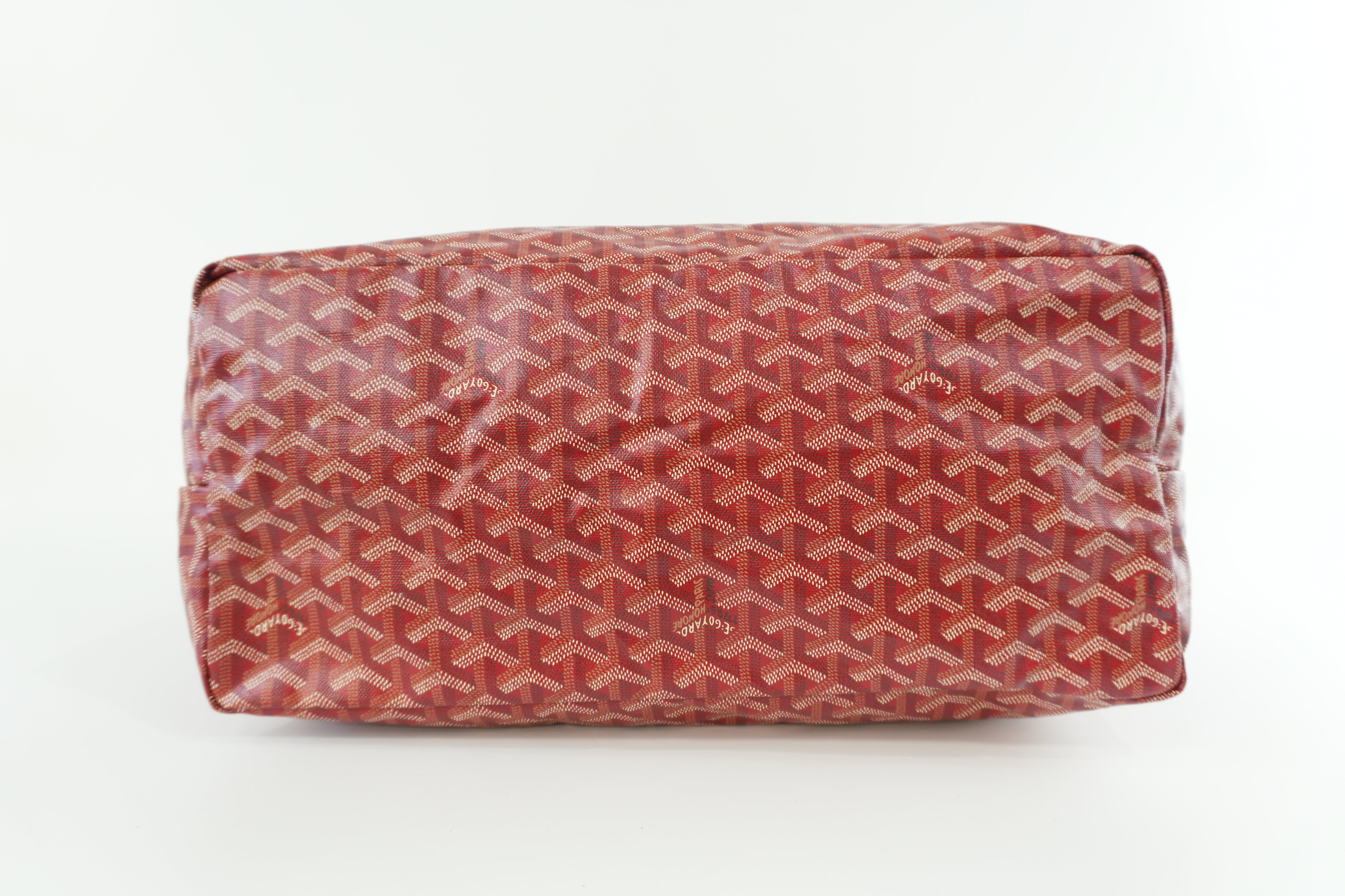 Pre-owned Goyard PVC Saint Louis GM Red