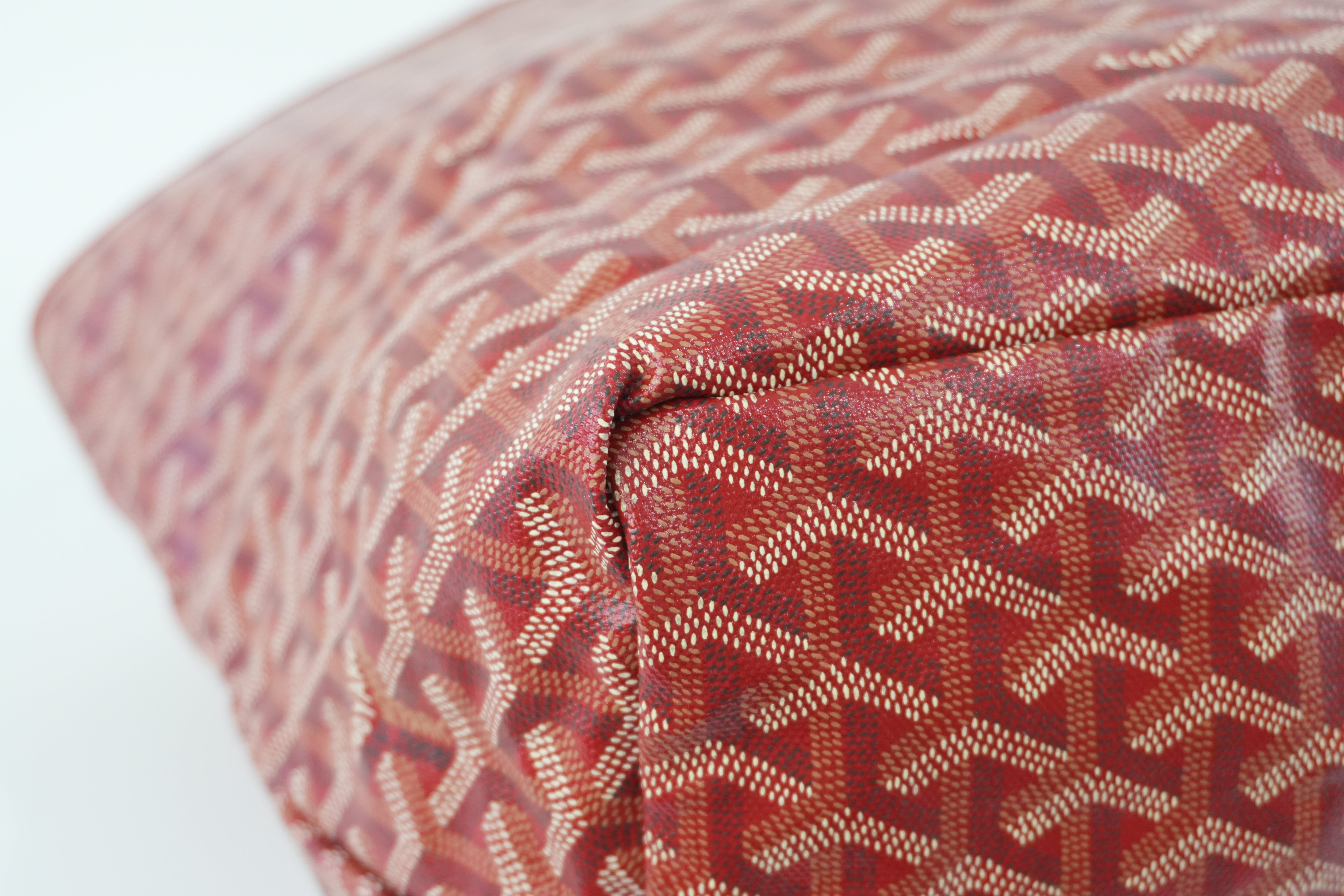 Pre-owned Goyard PVC Saint Louis GM Red