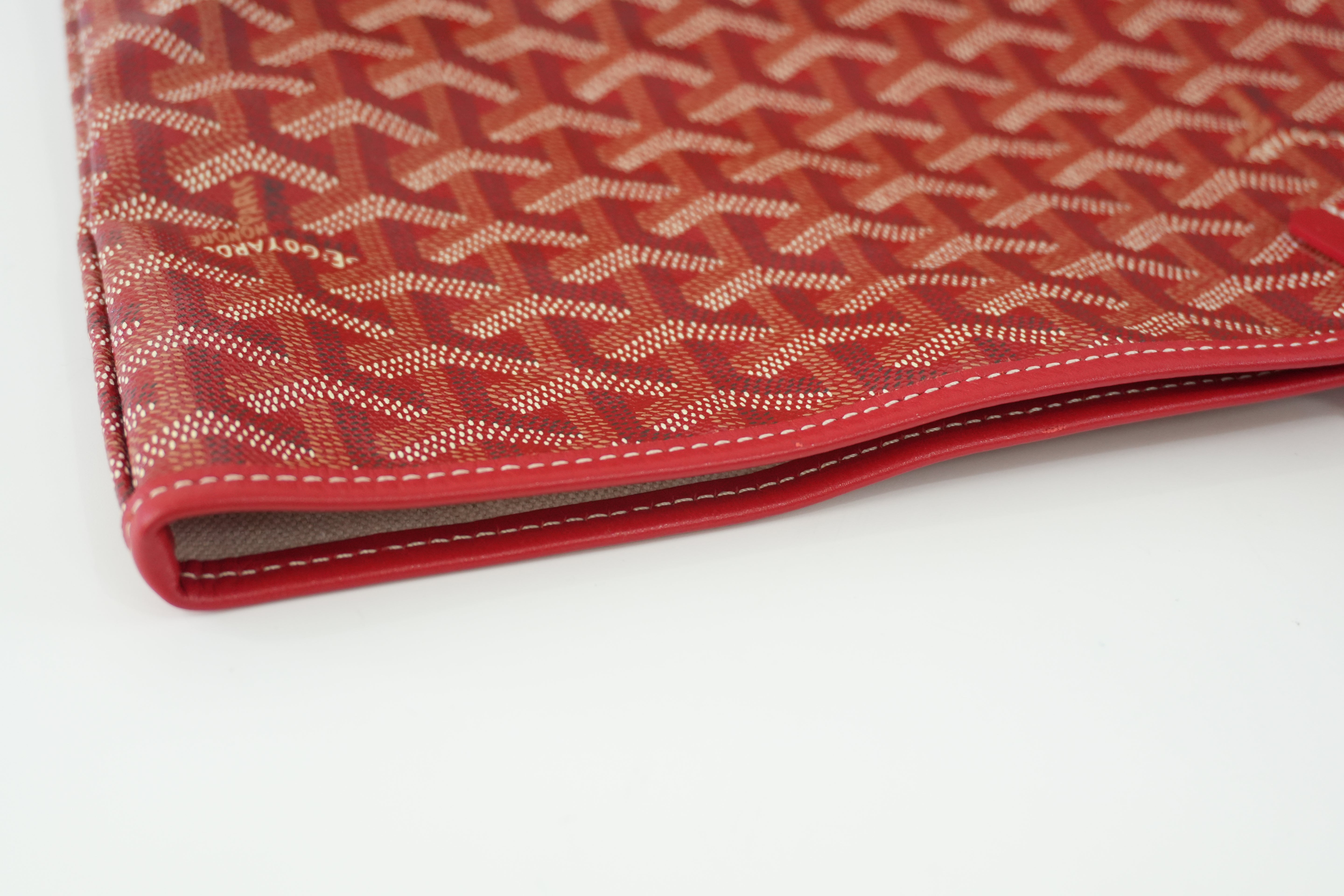 Pre-owned Goyard PVC Saint Louis GM Red