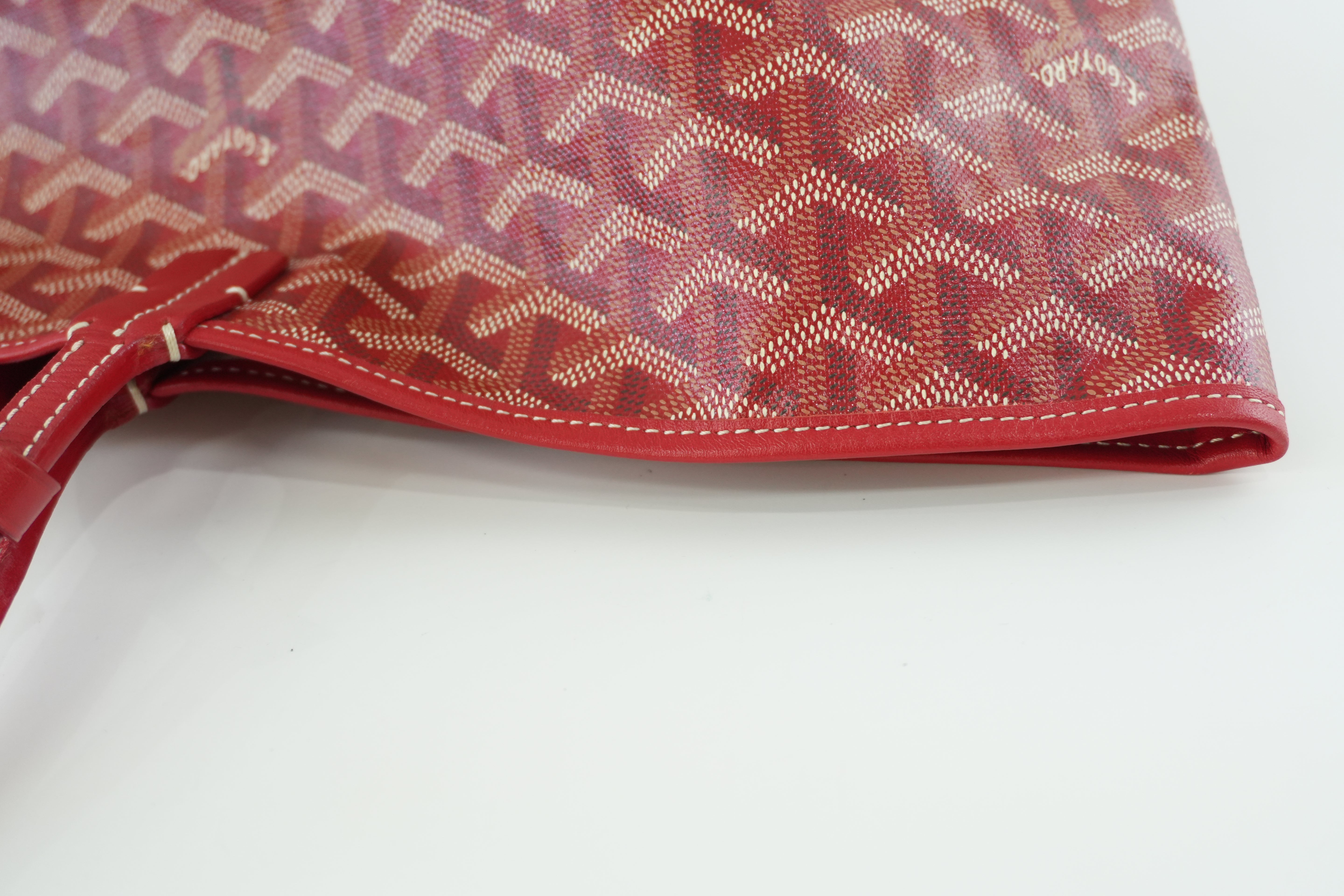 Pre-owned Goyard PVC Saint Louis GM Red