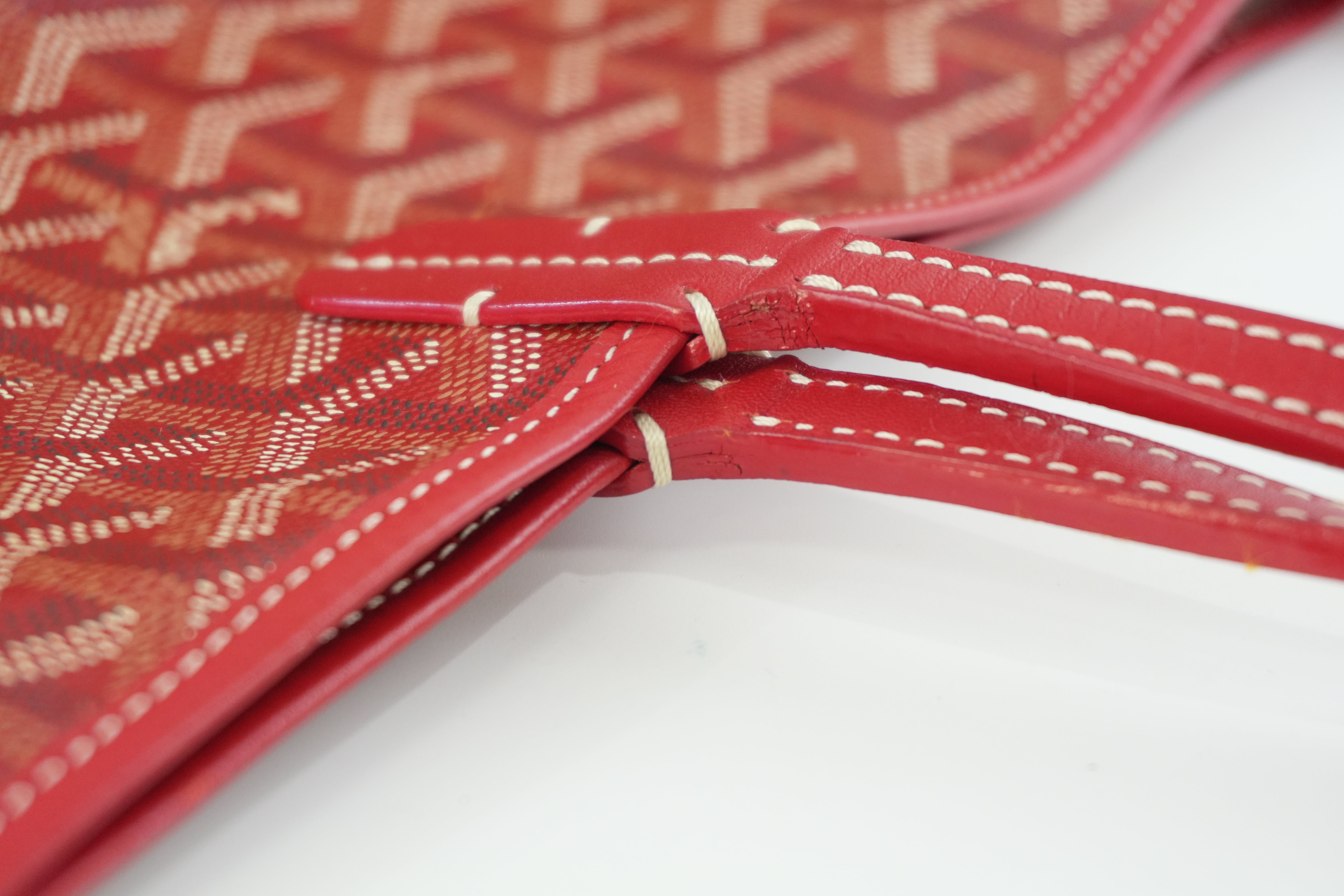Pre-owned Goyard PVC Saint Louis GM Red