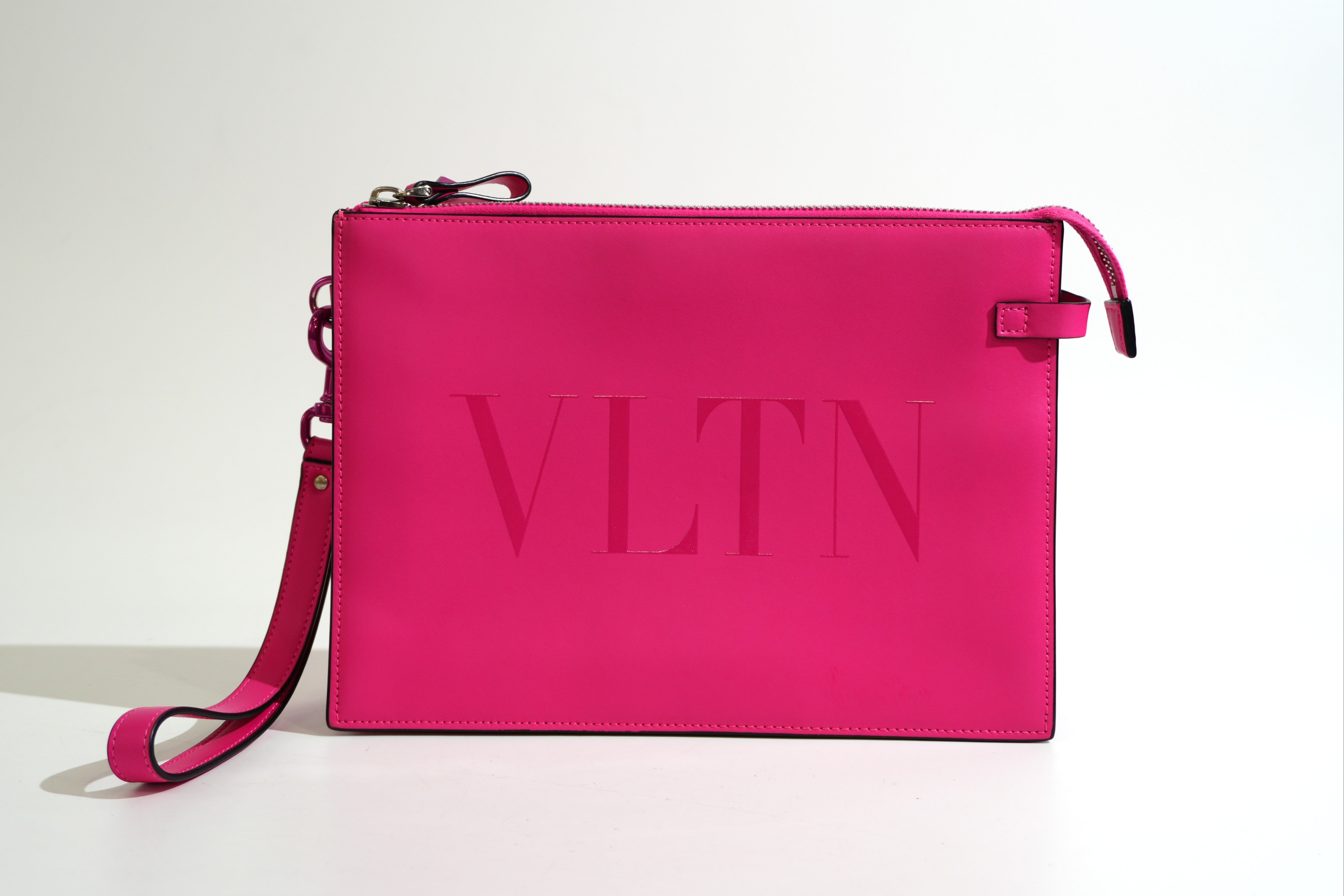 Pre-owned Valentino Wrist Clutch Bag Pink