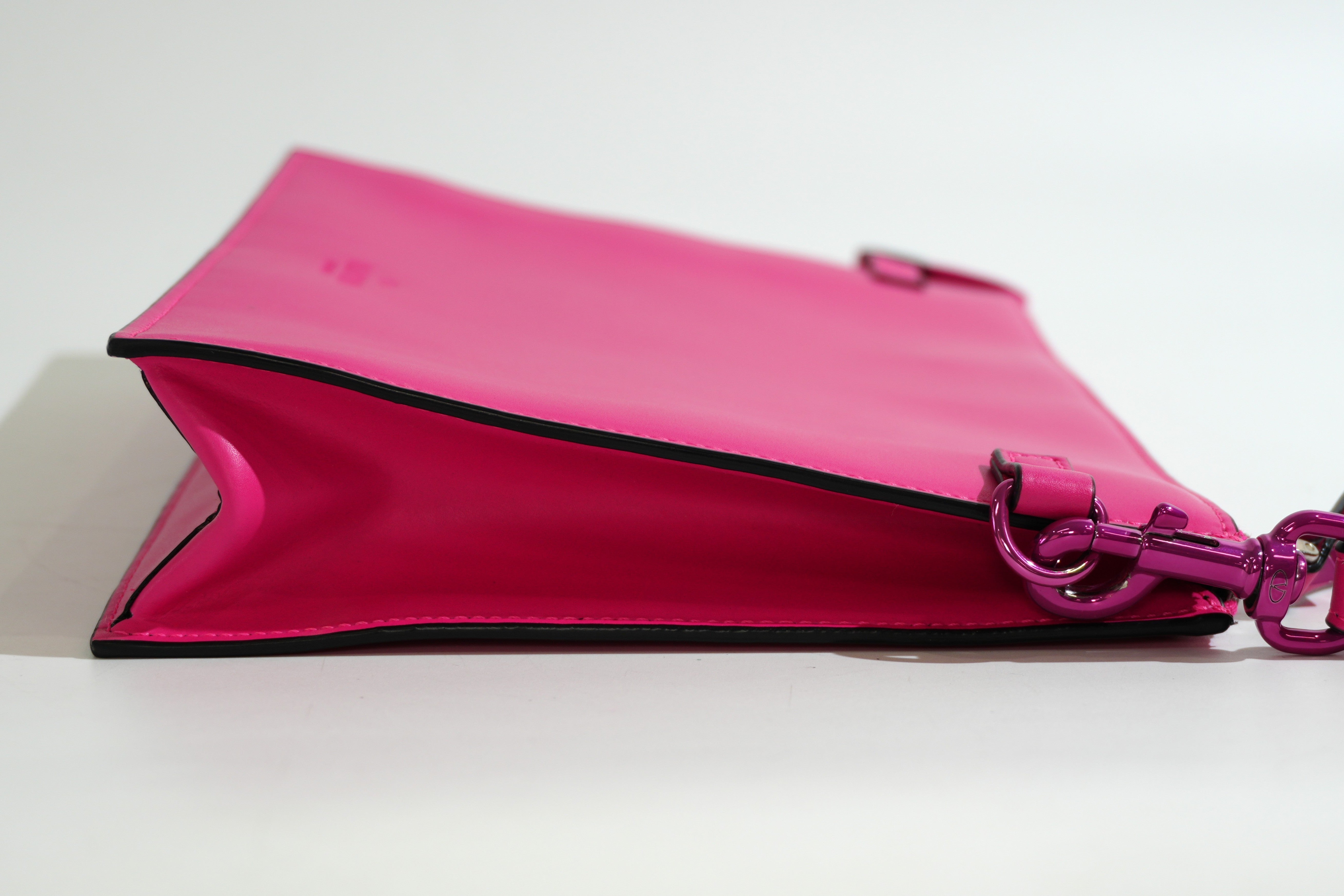 Pre-owned Valentino Wrist Clutch Bag Pink
